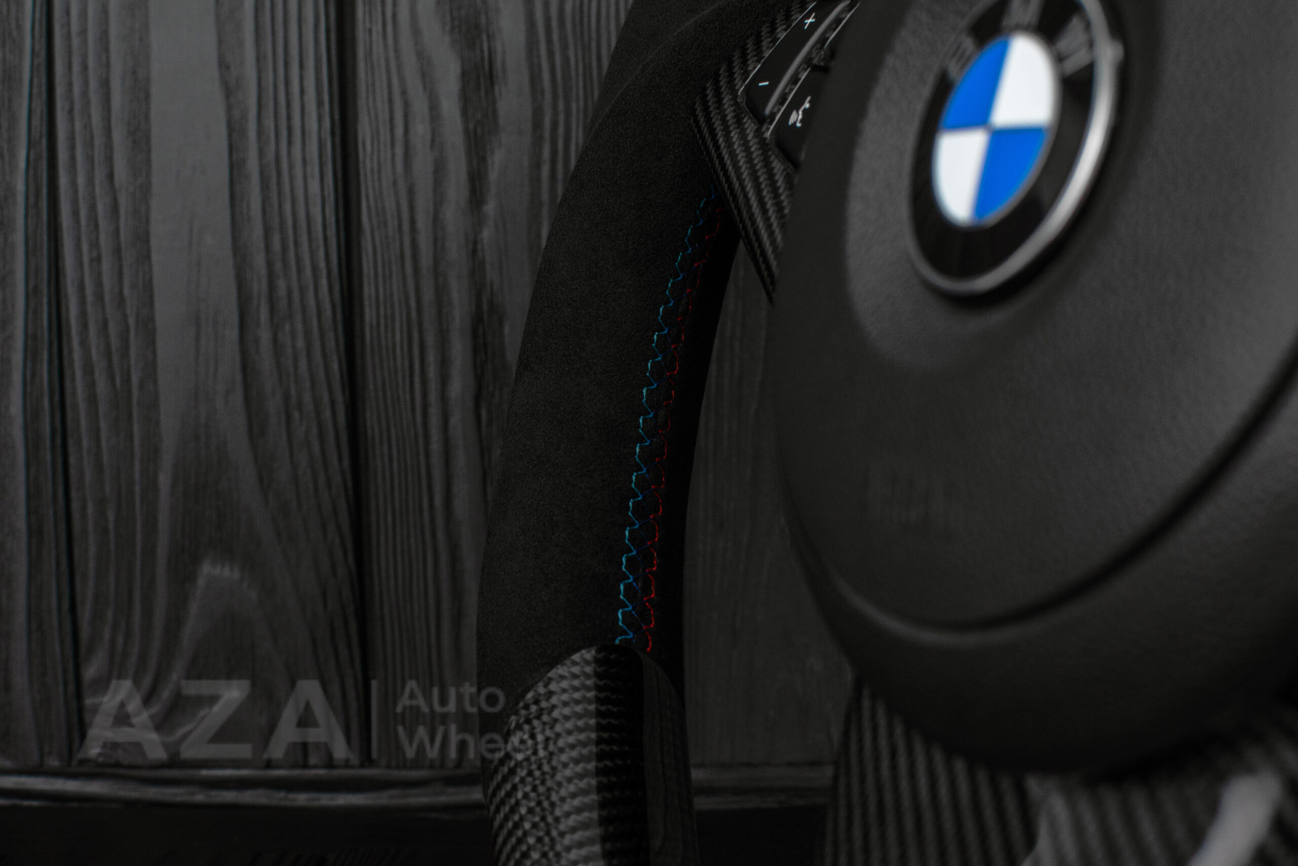 Steering wheel BMW E6X Carbon Fiber Alcantara - Image 10