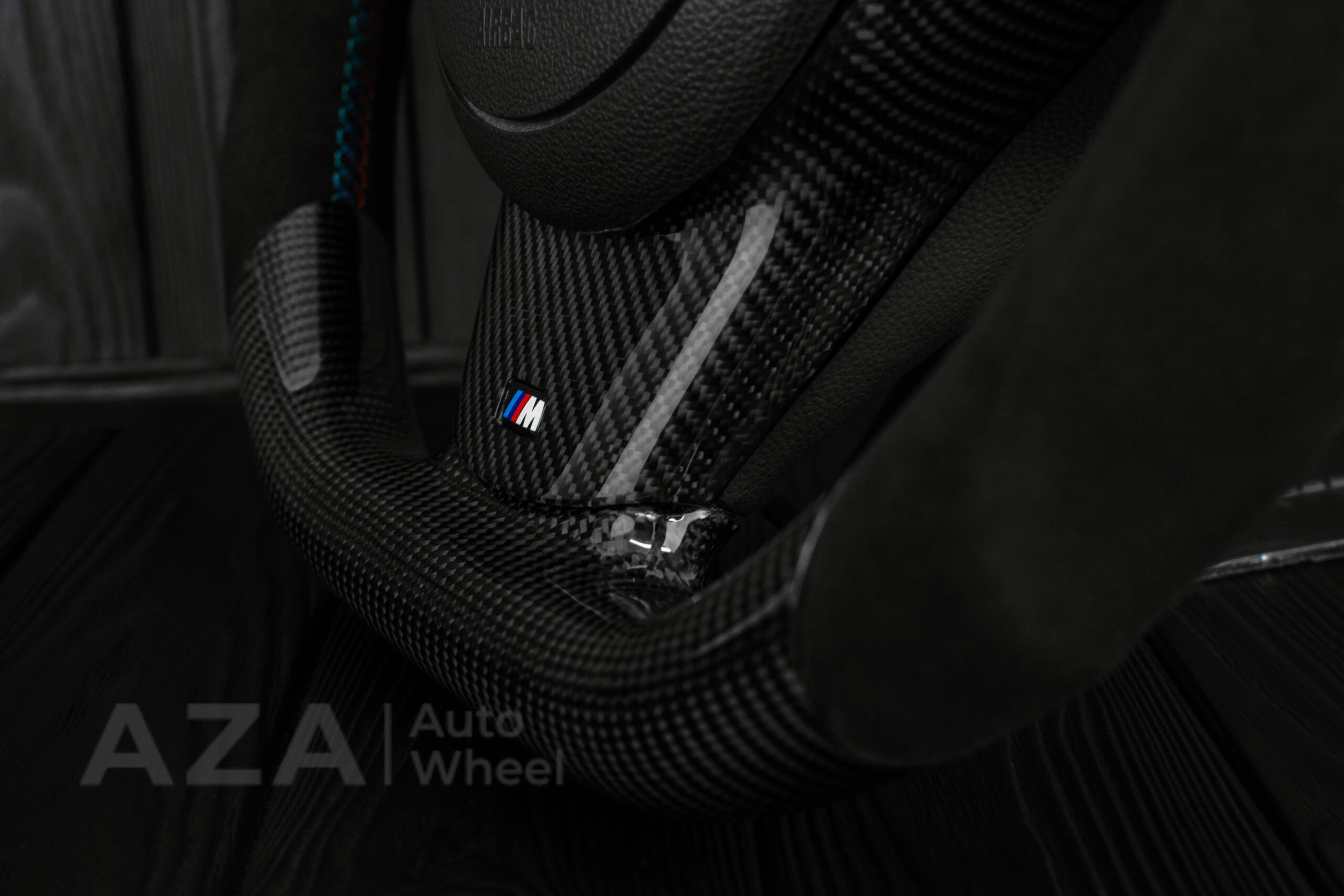 Steering wheel BMW E6X Carbon Fiber Alcantara - Image 22