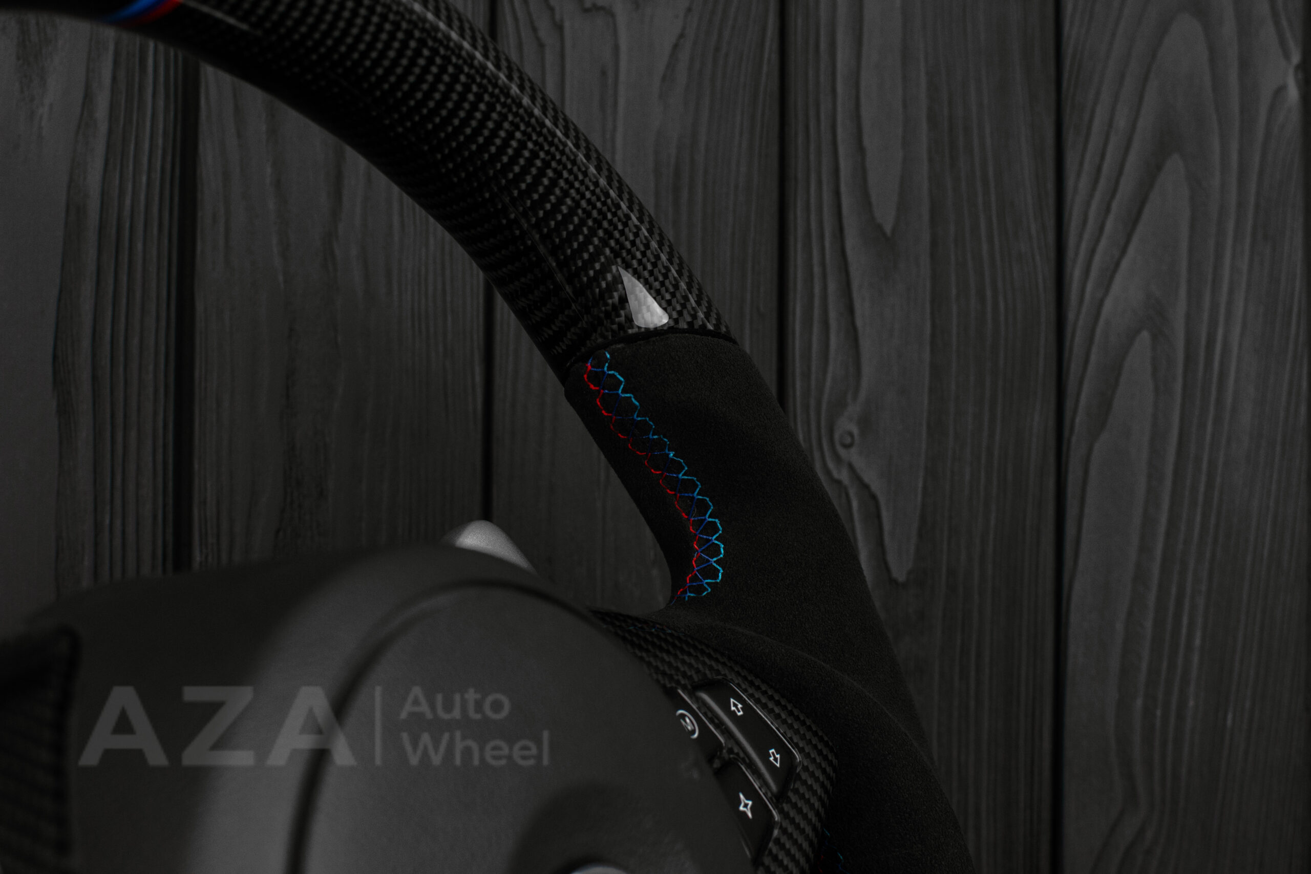 Steering wheel BMW E6X Carbon Fiber Alcantara - Image 16