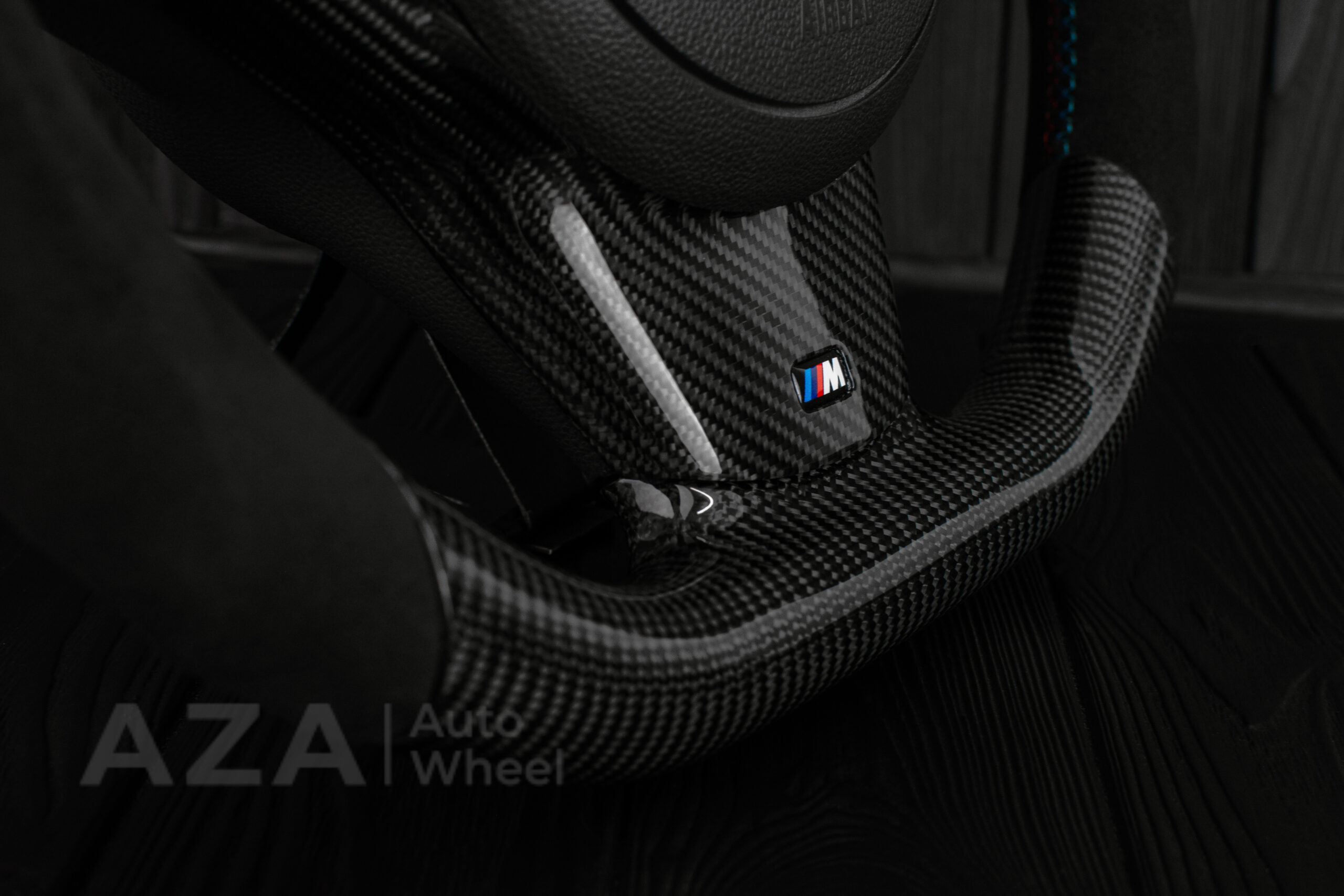 Steering wheel BMW E6X Carbon Fiber Alcantara - Image 20