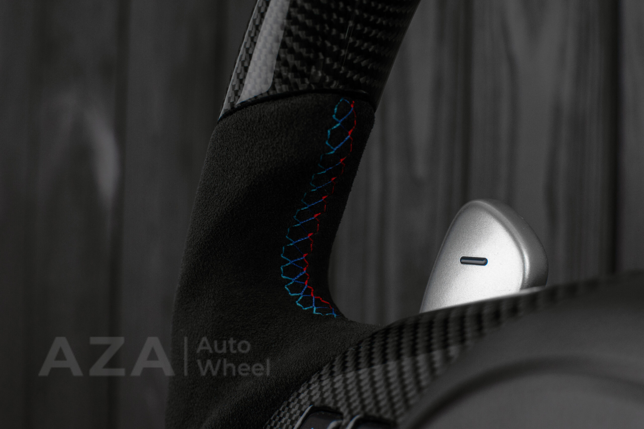 Steering wheel BMW E6X Carbon Fiber Alcantara - Image 7
