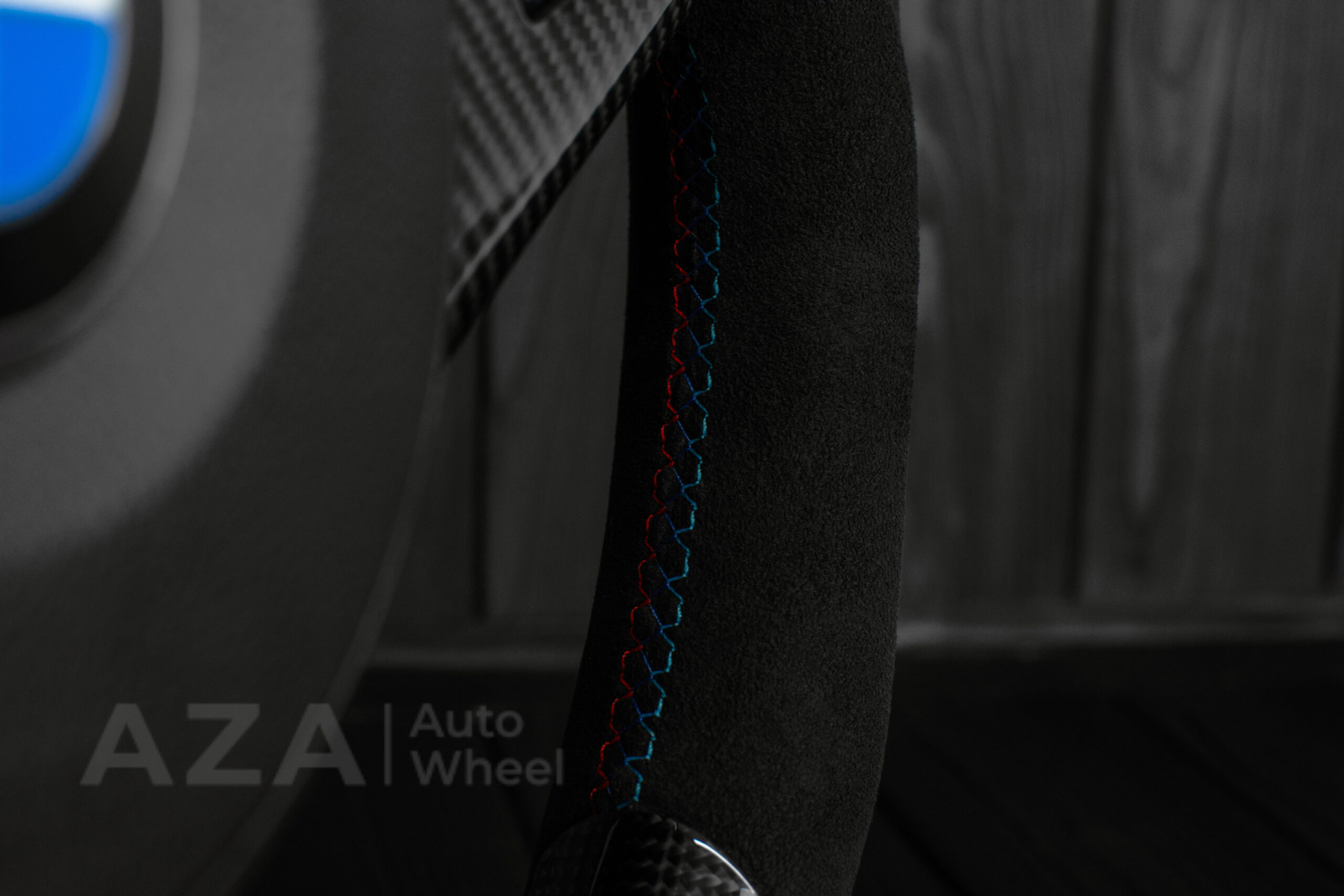 Steering wheel BMW E6X Carbon Fiber Alcantara - Image 13