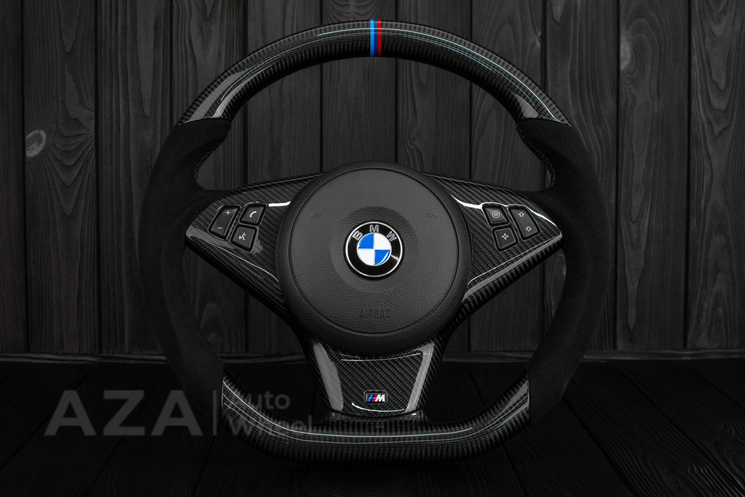 Steering wheel BMW E6X Carbon Fiber Alcantara