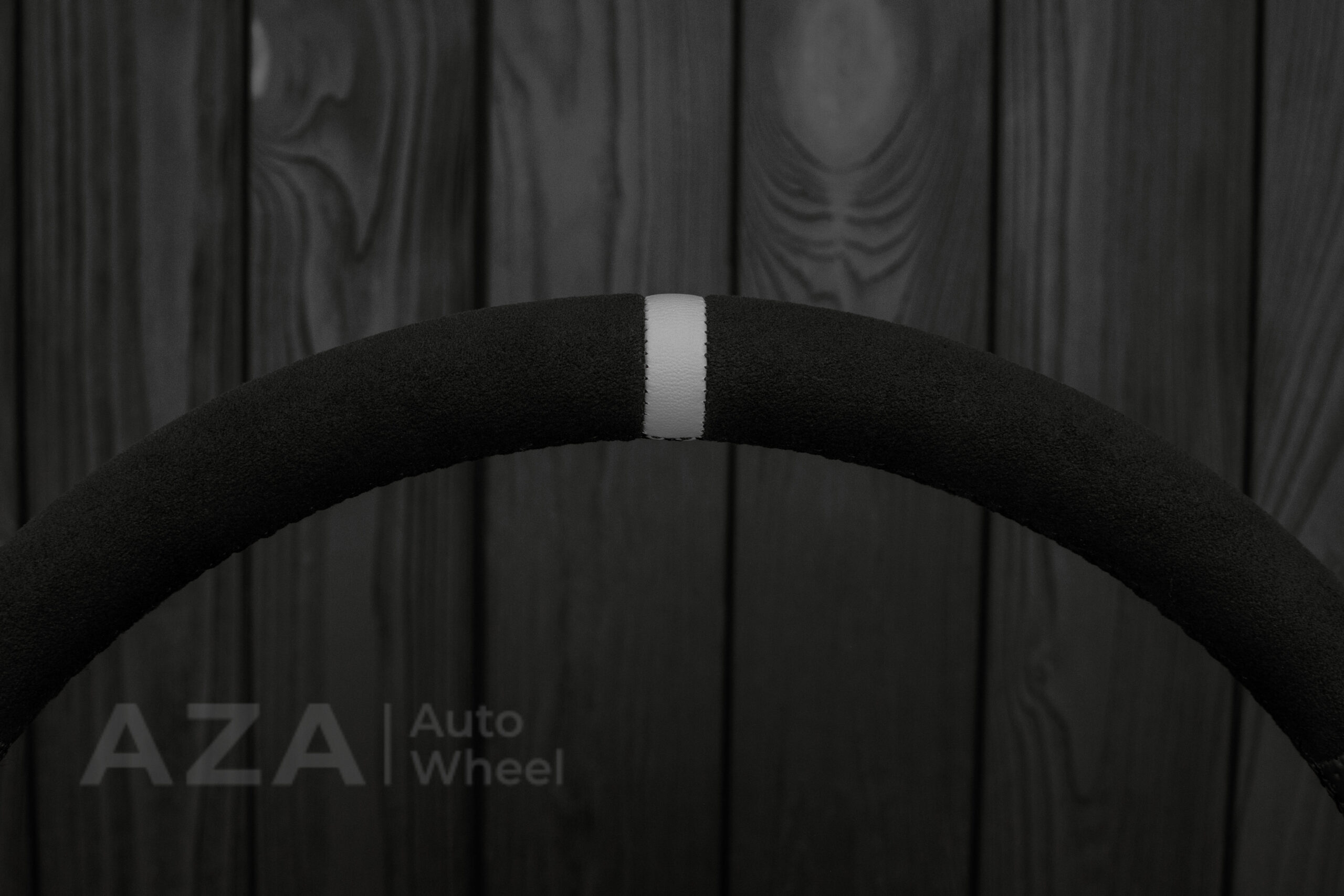 Steering wheel Fox Body Ford Mustang GT Cobra SVT Roush Perforated Leather/Alcantara - Image 19