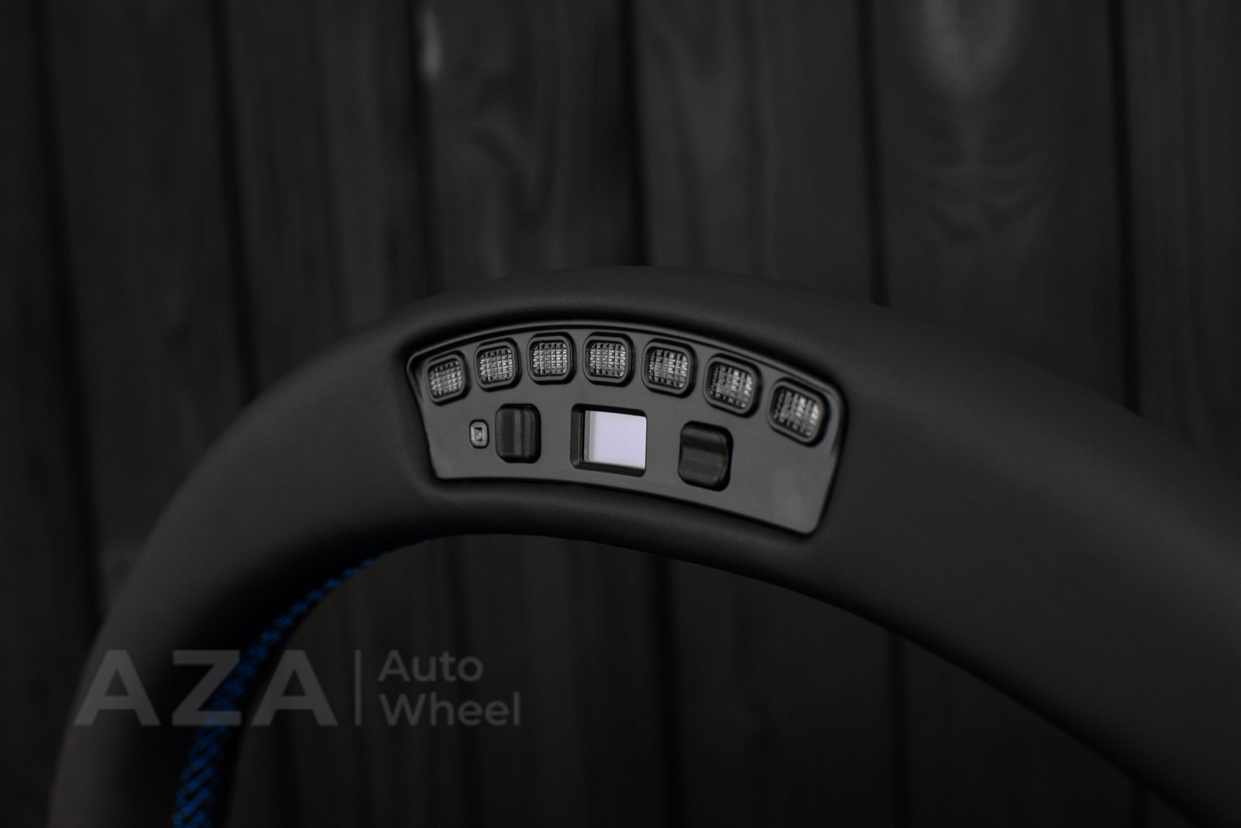 Steering wheel GM, Silverado, Sierra, Yukon, H2, Trailblazer (2003+) Napa/Perforated leather/Performance REV display - Image 22