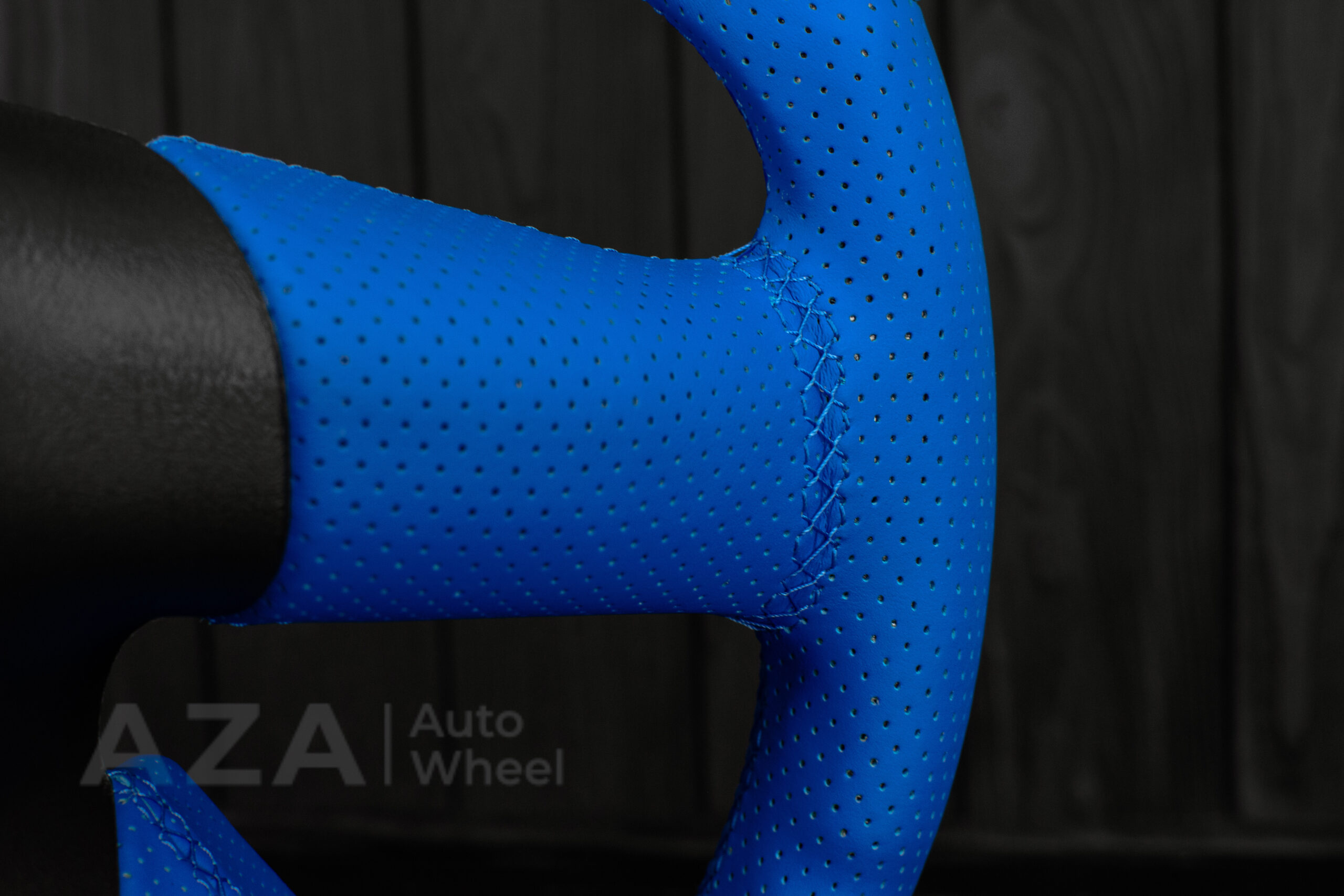 Steering wheel GM, Silverado, Sierra, Yukon, H2, Trailblazer (2003+) Napa/Perforated leather/Performance REV display - Image 13