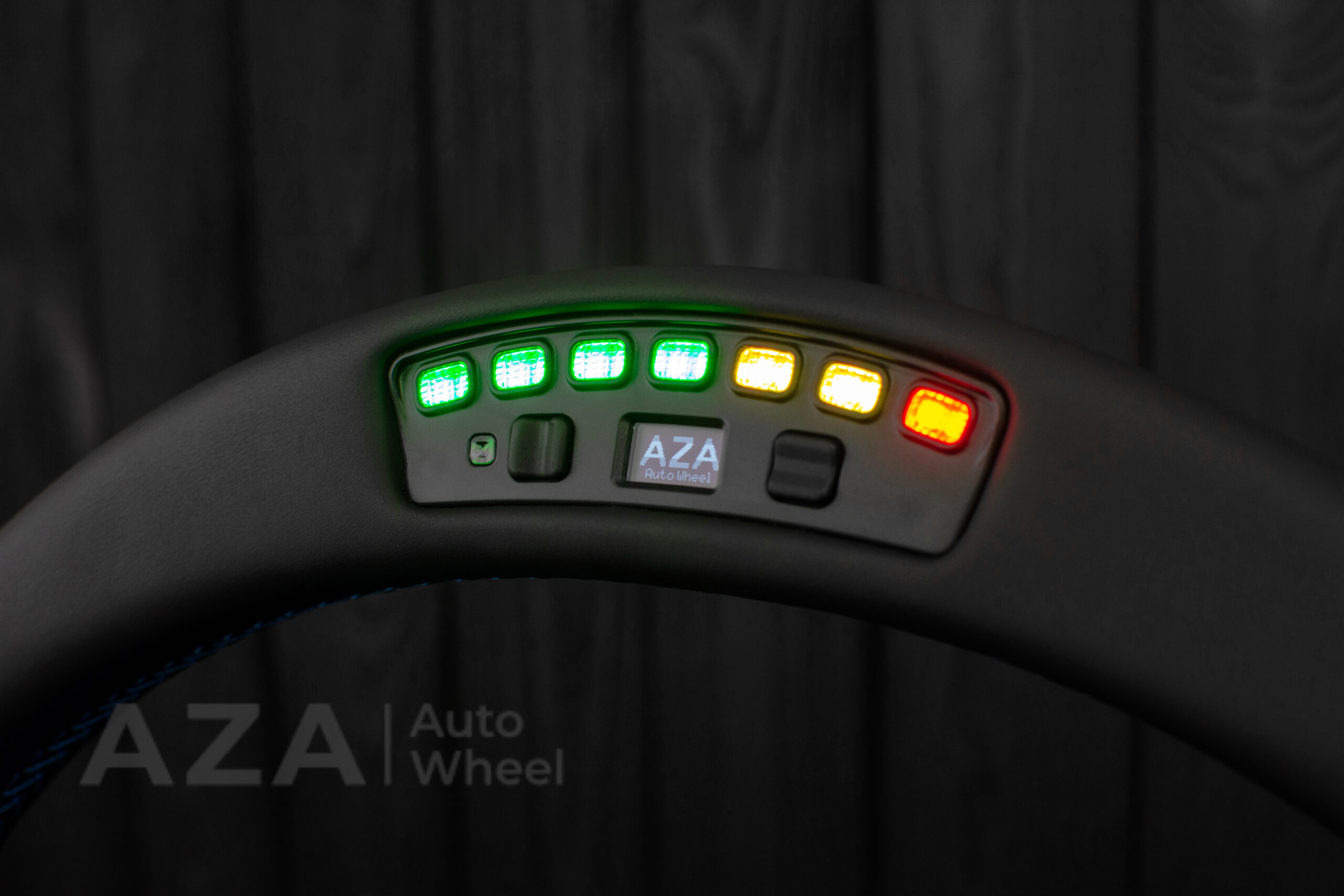Steering wheel GM, Silverado, Sierra, Yukon, H2, Trailblazer (2003+) Napa/Perforated leather/Performance REV display - Image 16
