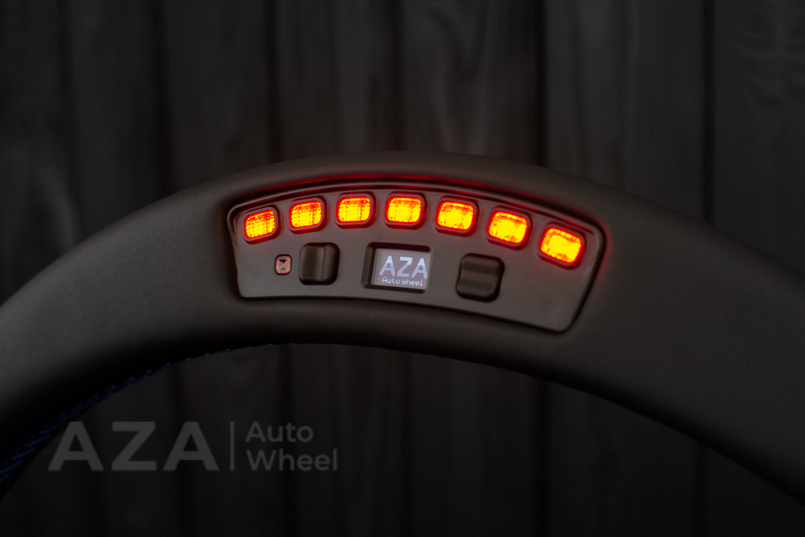 Steering wheel GM, Silverado, Sierra, Yukon, H2, Trailblazer (2003+) Napa/Perforated leather/Performance REV display - Image 9