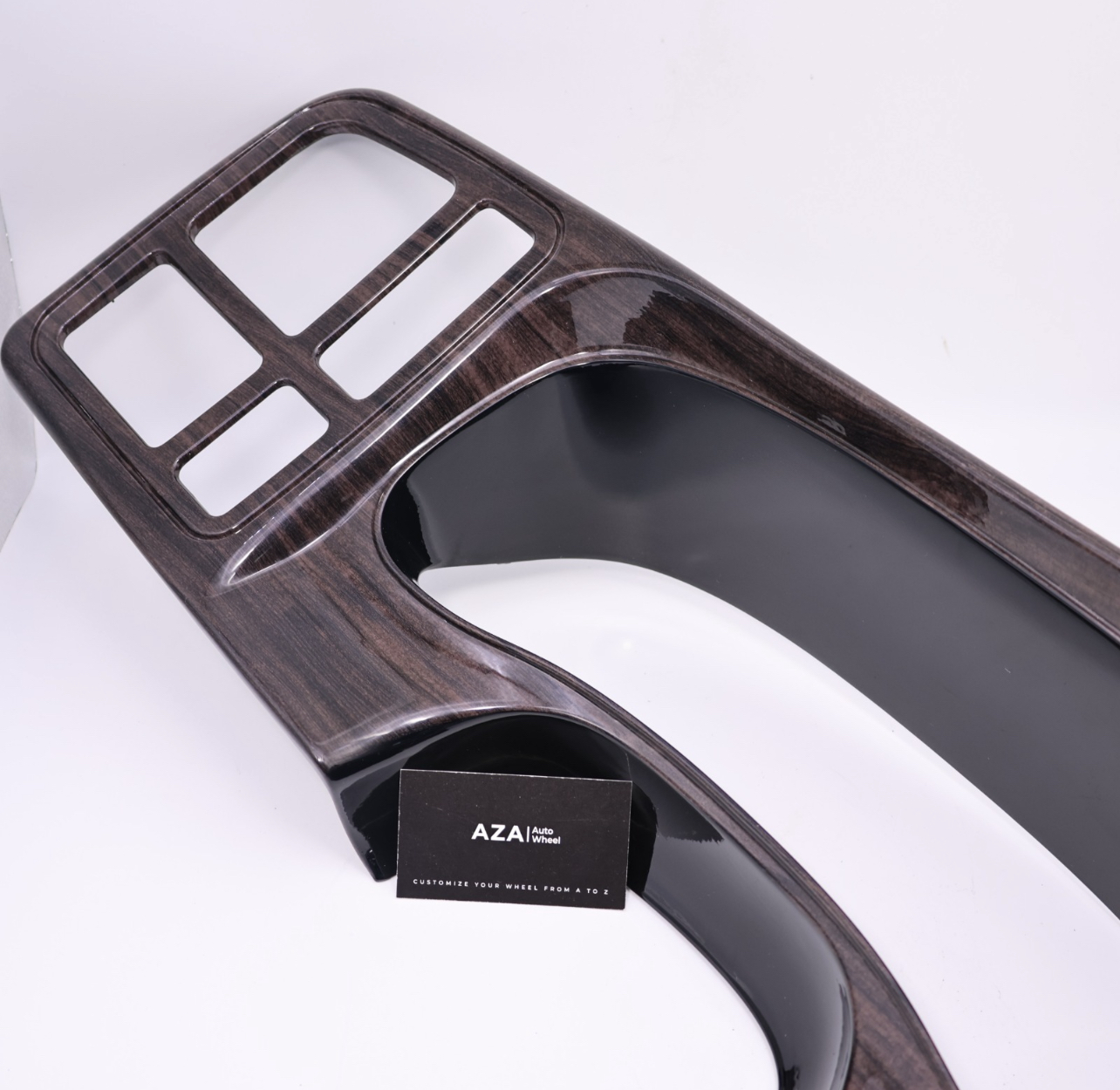 GMC Sierra Chevrolet Silverado DASH Bezel Denali Woodgrain 2 DIN - Image 4