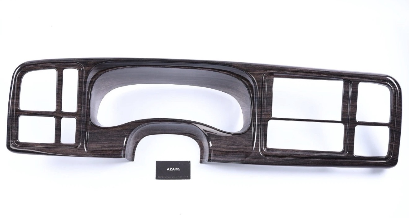 2003-2007* GMC Sierra Chevrolet Silverado Denali Woodgrain 4 PC KIT - Image 4