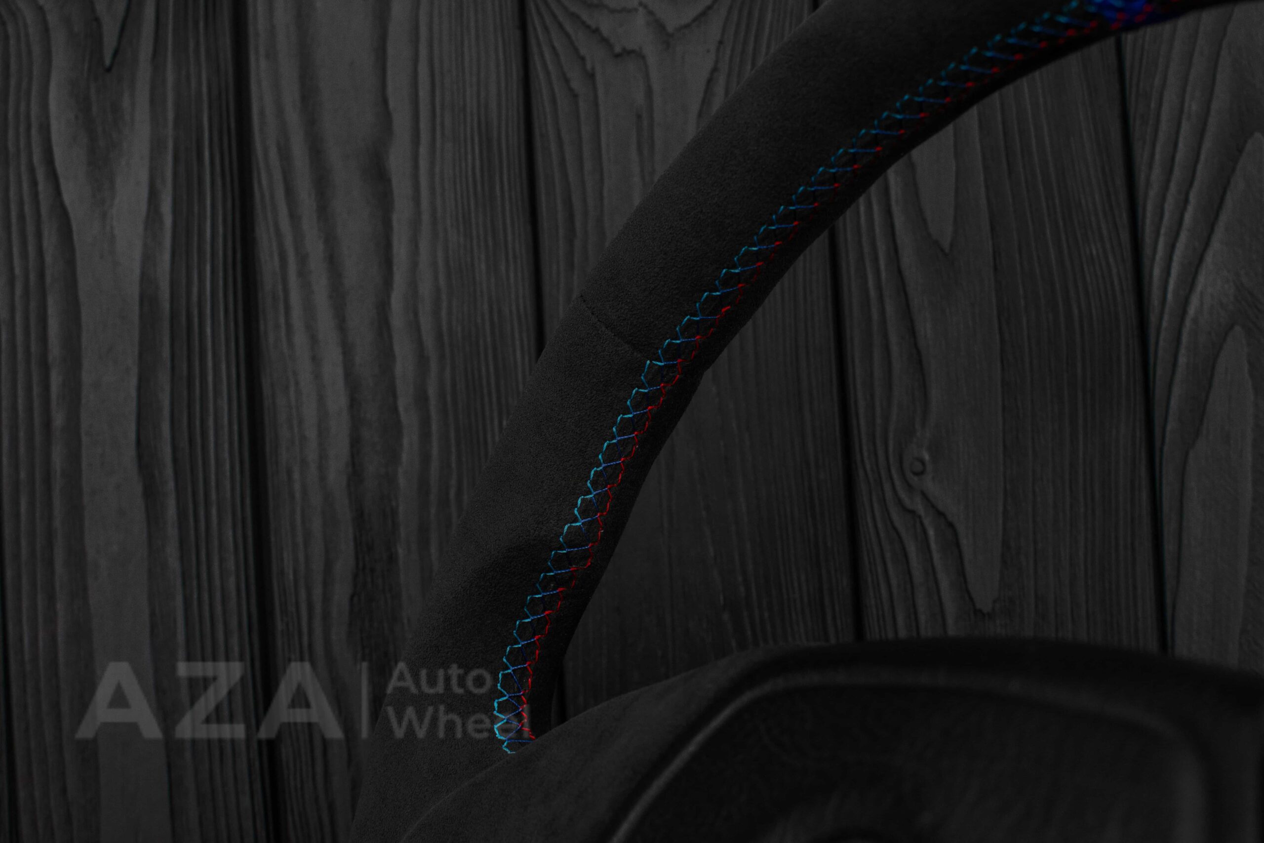 Steering wheel BMW E36 Euro Alcantara/blue stripe - Image 21