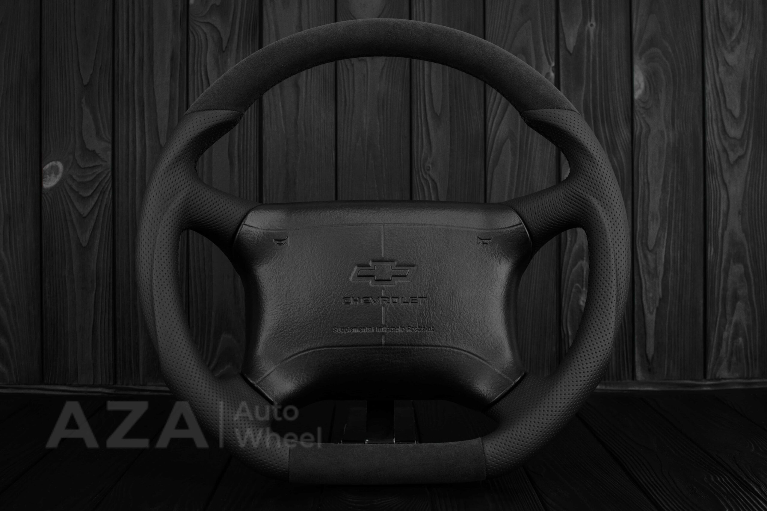 Steering wheel GM, Tahoe, Silverado, Sierra truck (1995-1997) Alcantara/Perforated leather