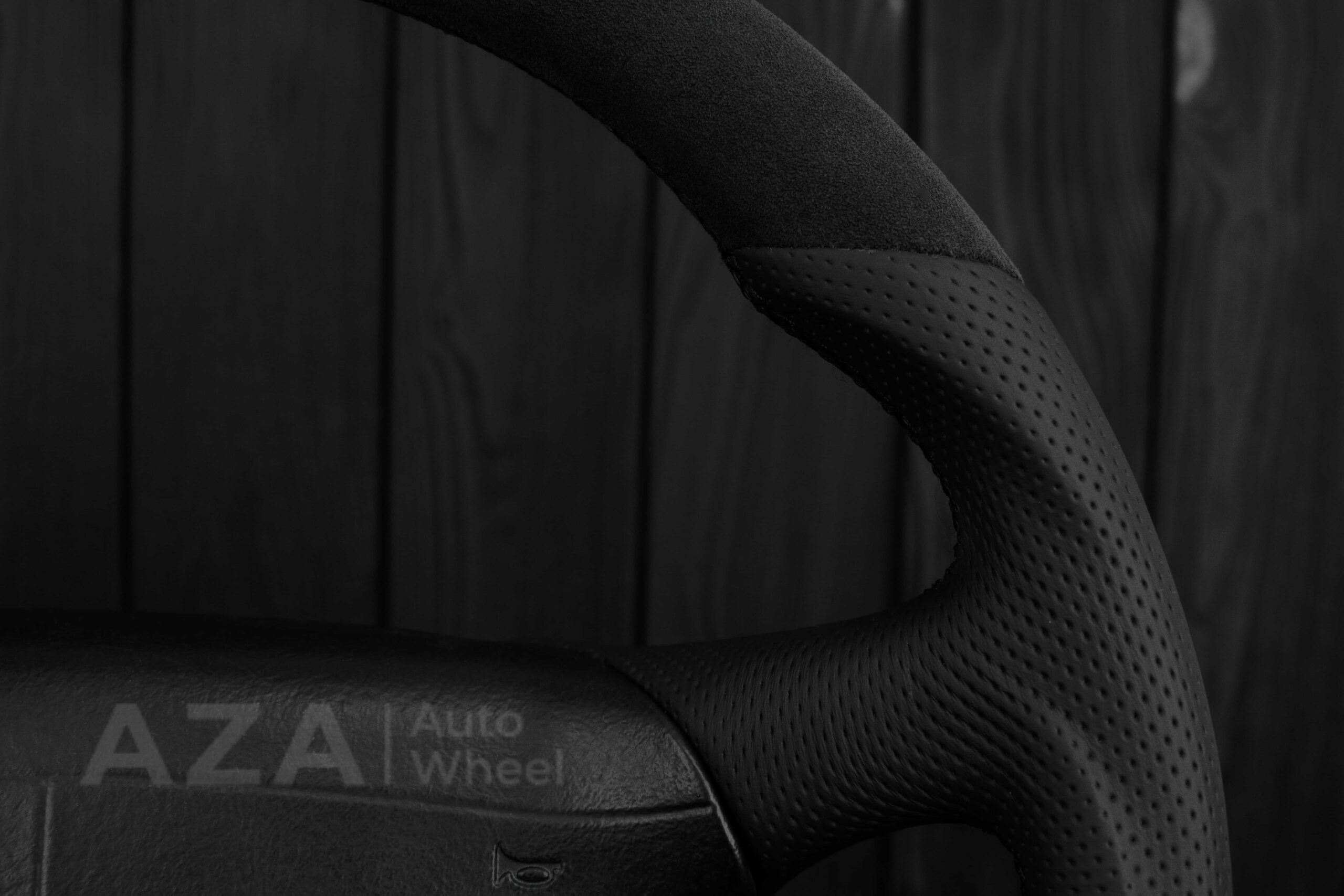 Steering wheel GM, Tahoe, Silverado, Sierra truck (1995-1997) Alcantara/Perforated leather - Image 26