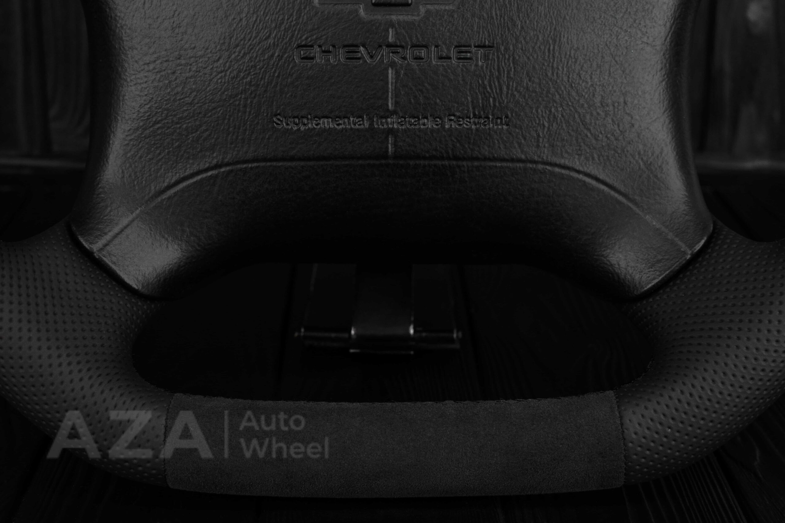 Steering wheel GM, Tahoe, Silverado, Sierra truck (1995-1997) Alcantara/Perforated leather - Image 22