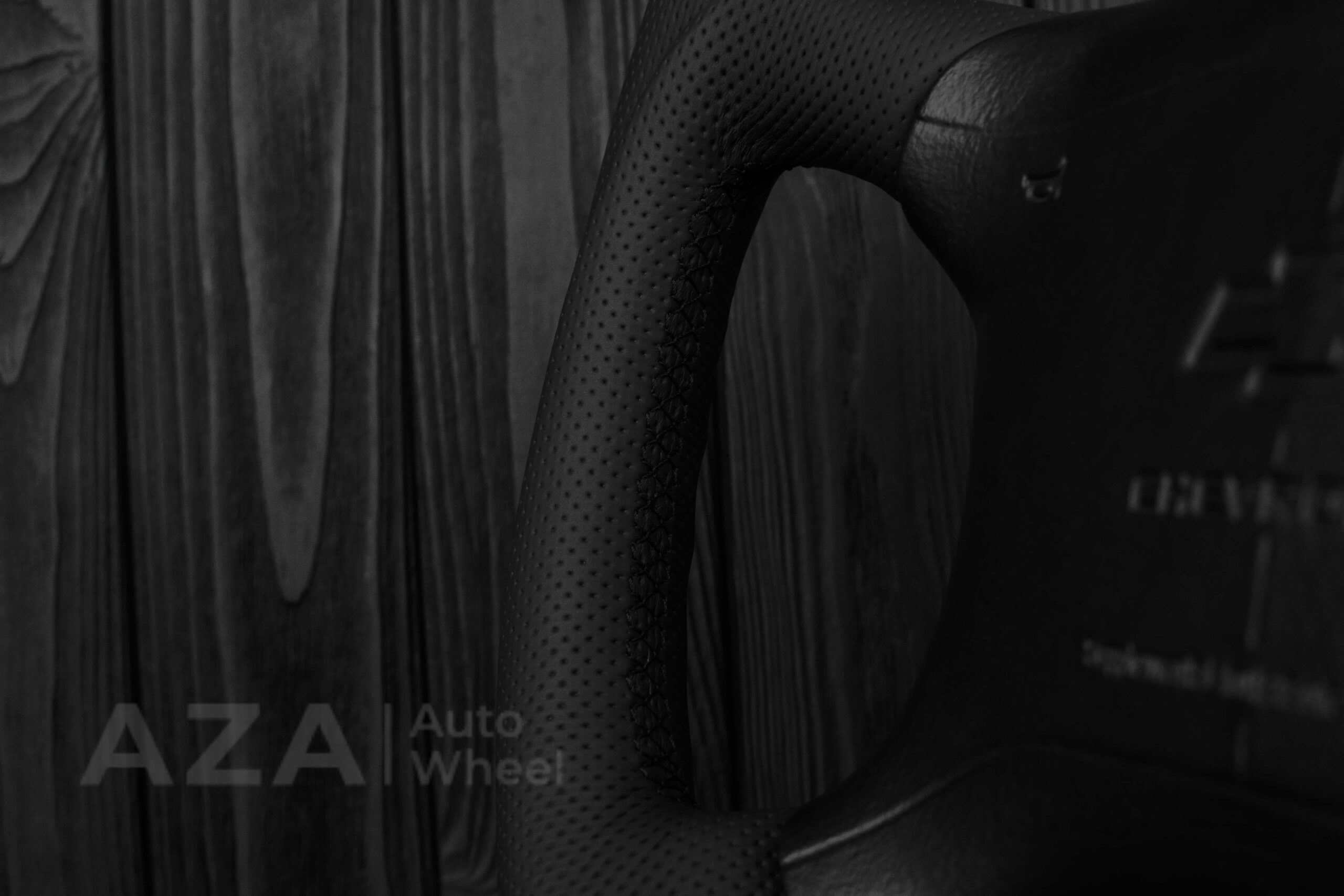 Steering wheel GM, Tahoe, Silverado, Sierra truck (1995-1997) Alcantara/Perforated leather - Image 20