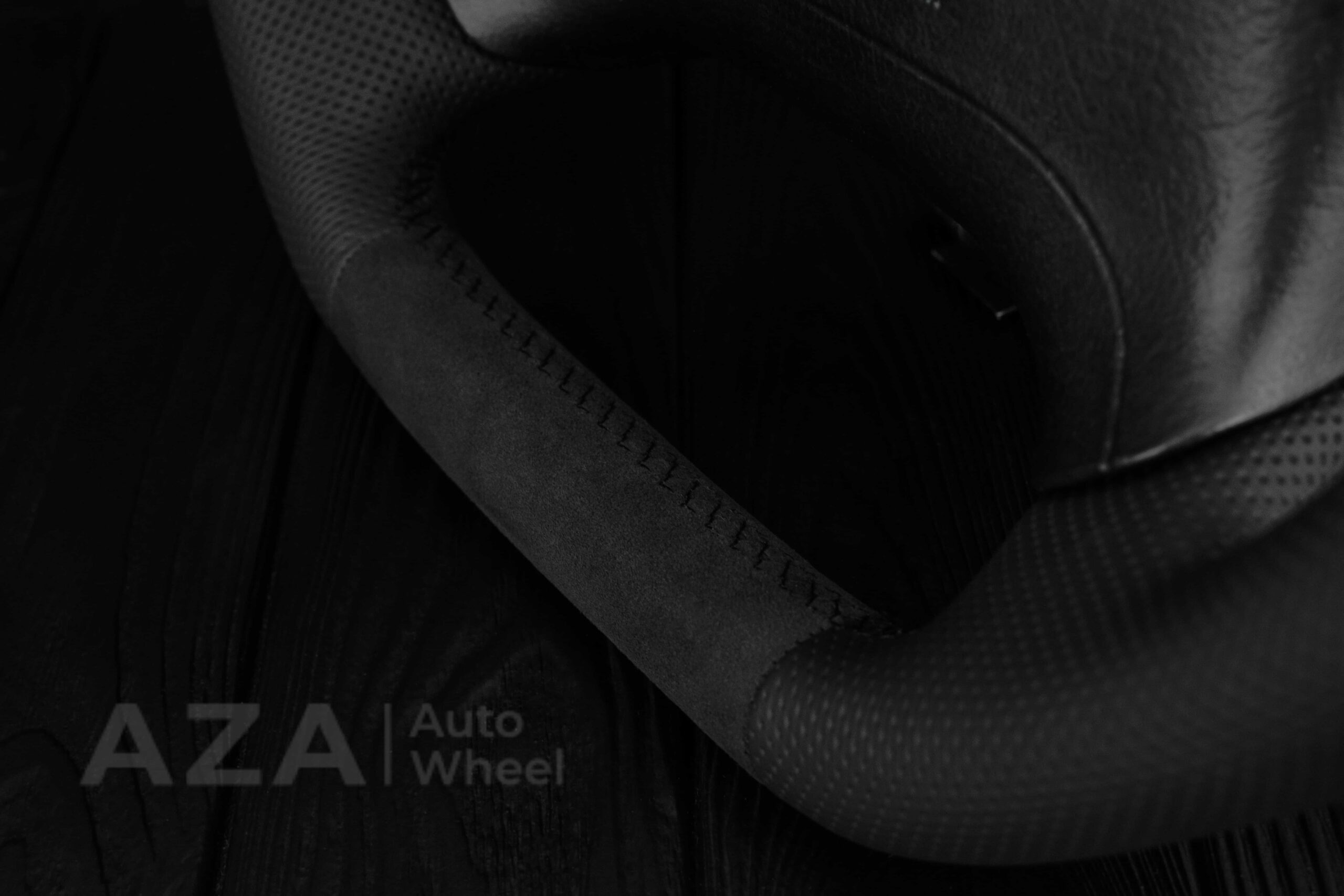 Steering wheel GM, Tahoe, Silverado, Sierra truck (1995-1997) Alcantara/Perforated leather - Image 19