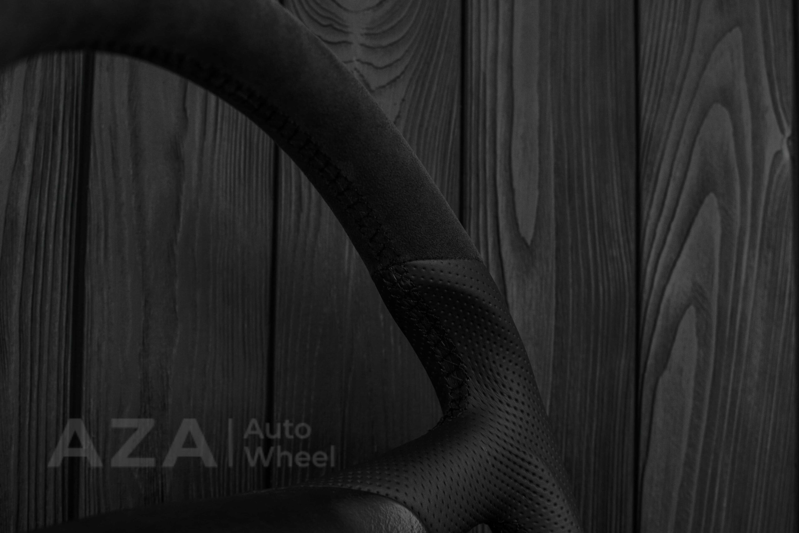 Steering wheel GM, Tahoe, Silverado, Sierra truck (1995-1997) Alcantara/Perforated leather - Image 18