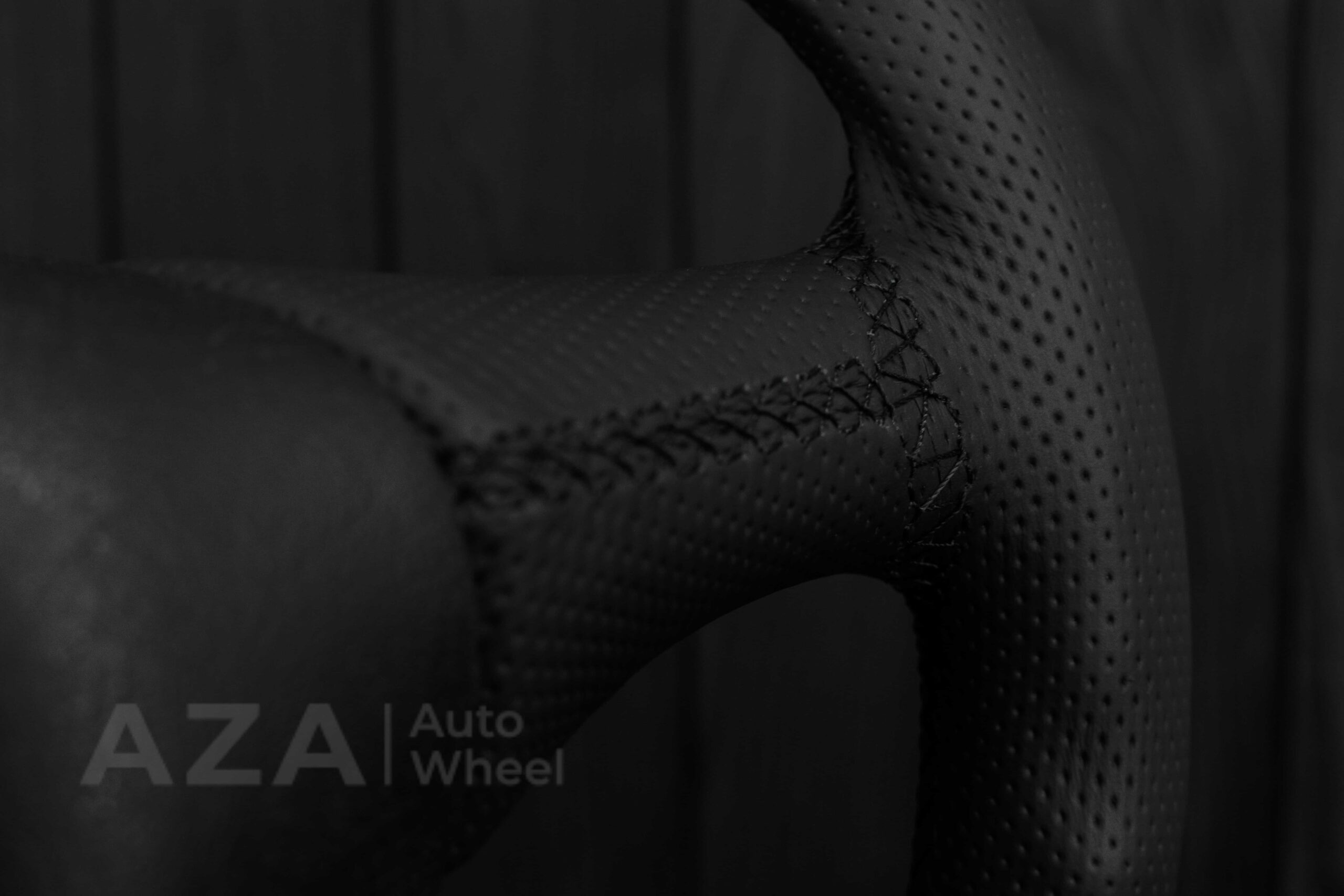 Steering wheel GM, Tahoe, Silverado, Sierra truck (1995-1997) Alcantara/Perforated leather - Image 10