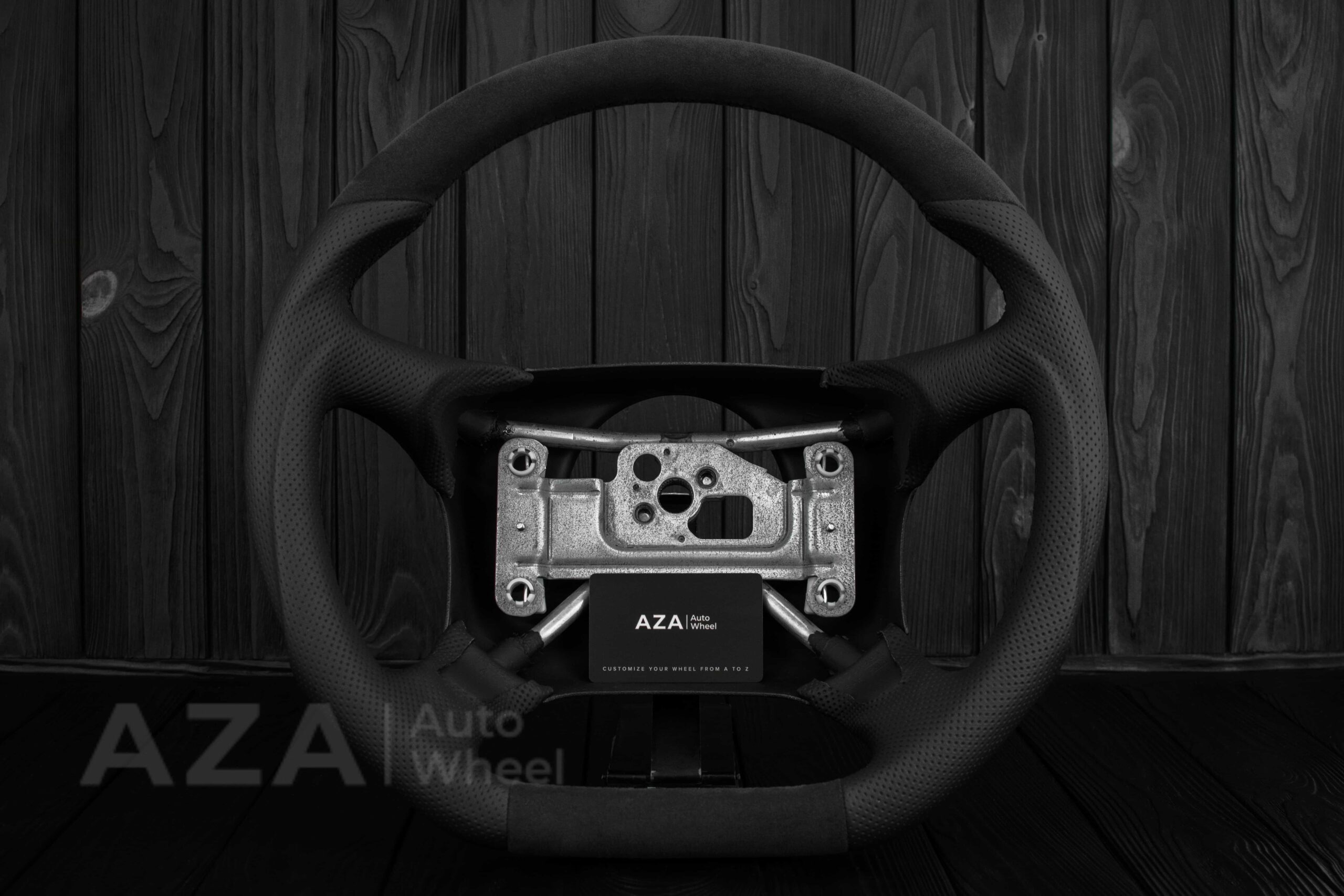 Steering wheel GM, Tahoe, Silverado, Sierra truck (1995-1997) Alcantara/Perforated leather - Image 9
