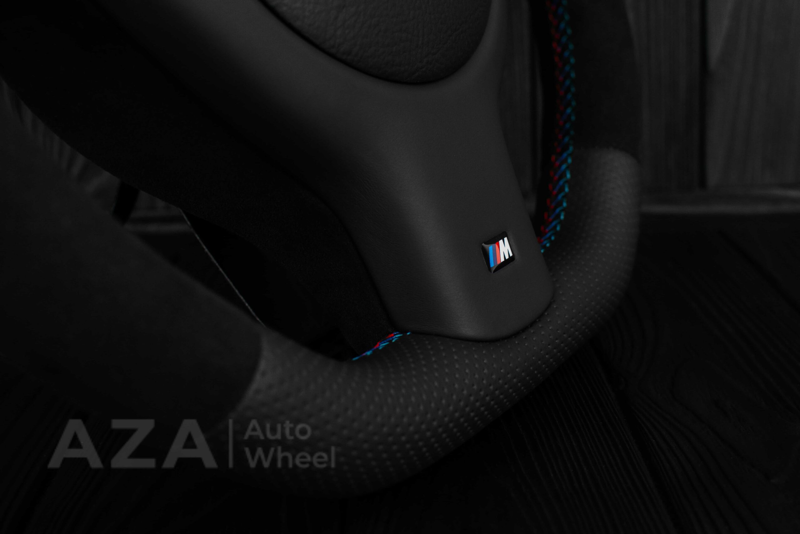 Steering wheel BMW E46/E39 Flat Top Napa/Alcantara/Yellow stripe - Image 23