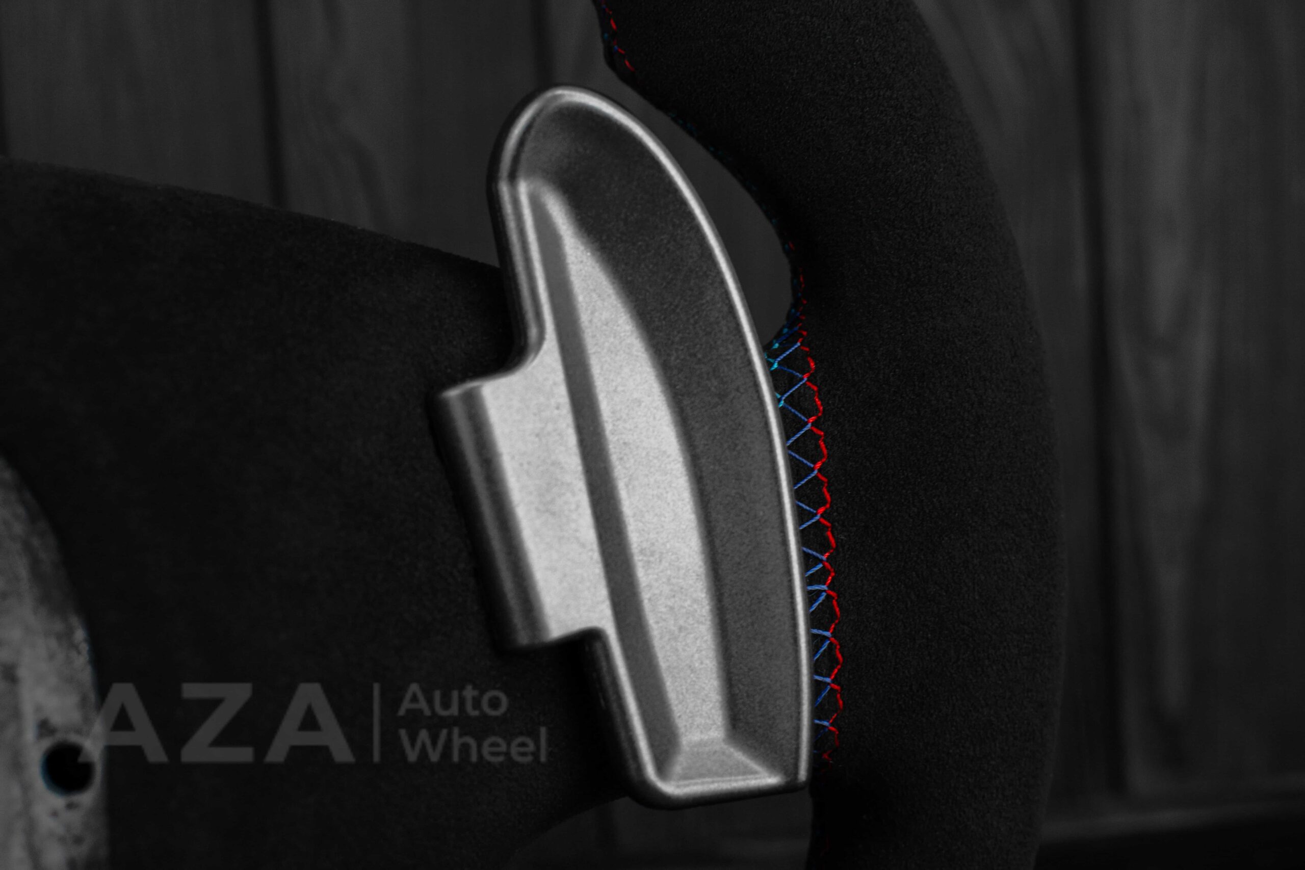 Steering wheel BMW E46/E39 Flat Top Napa/Alcantara/Yellow stripe - Image 17