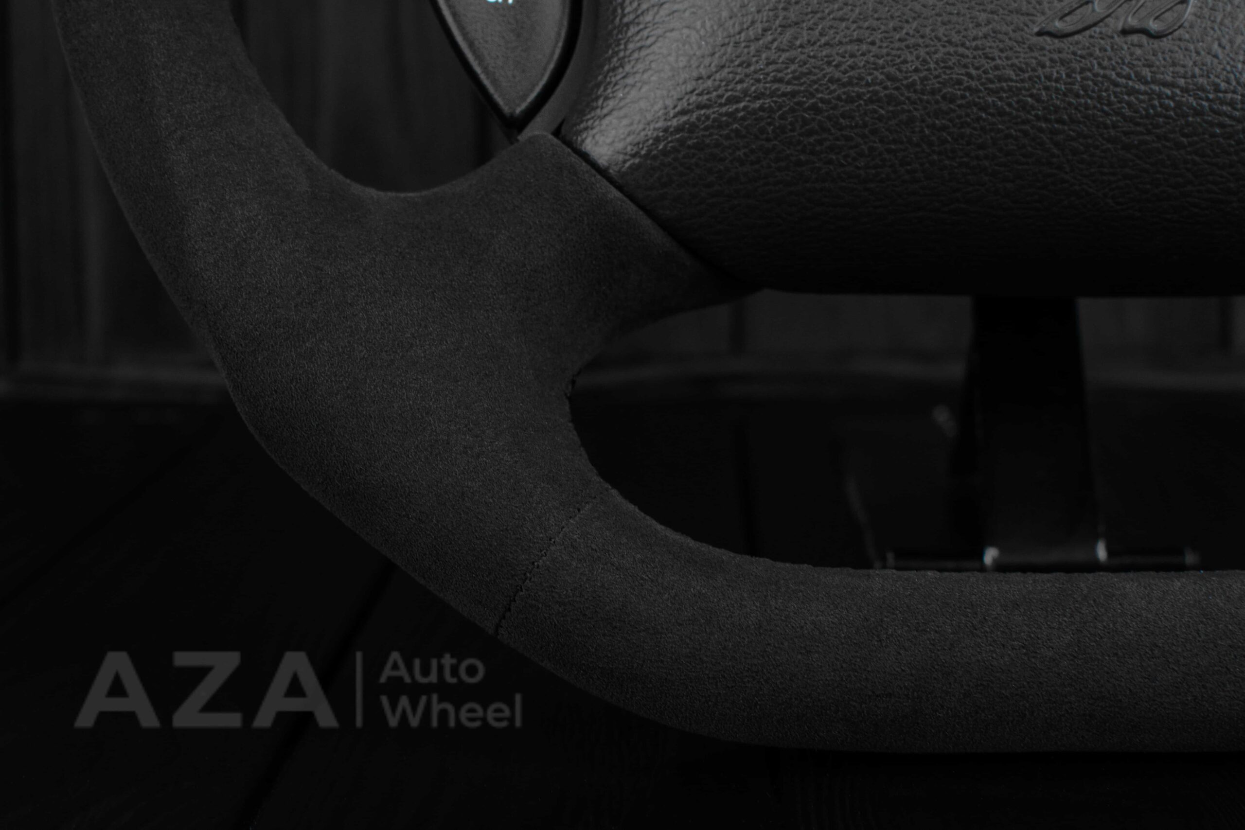 Steering wheel Ford Mustang GT Cobra 94-04 Alcantara/Blue stripe - Image 22