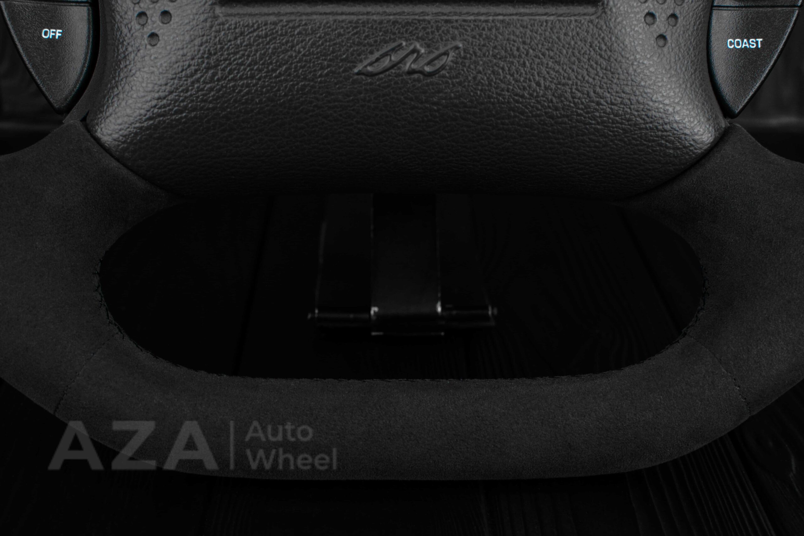 Steering wheel Ford Mustang GT Cobra 94-04 Alcantara/Blue stripe - Image 20