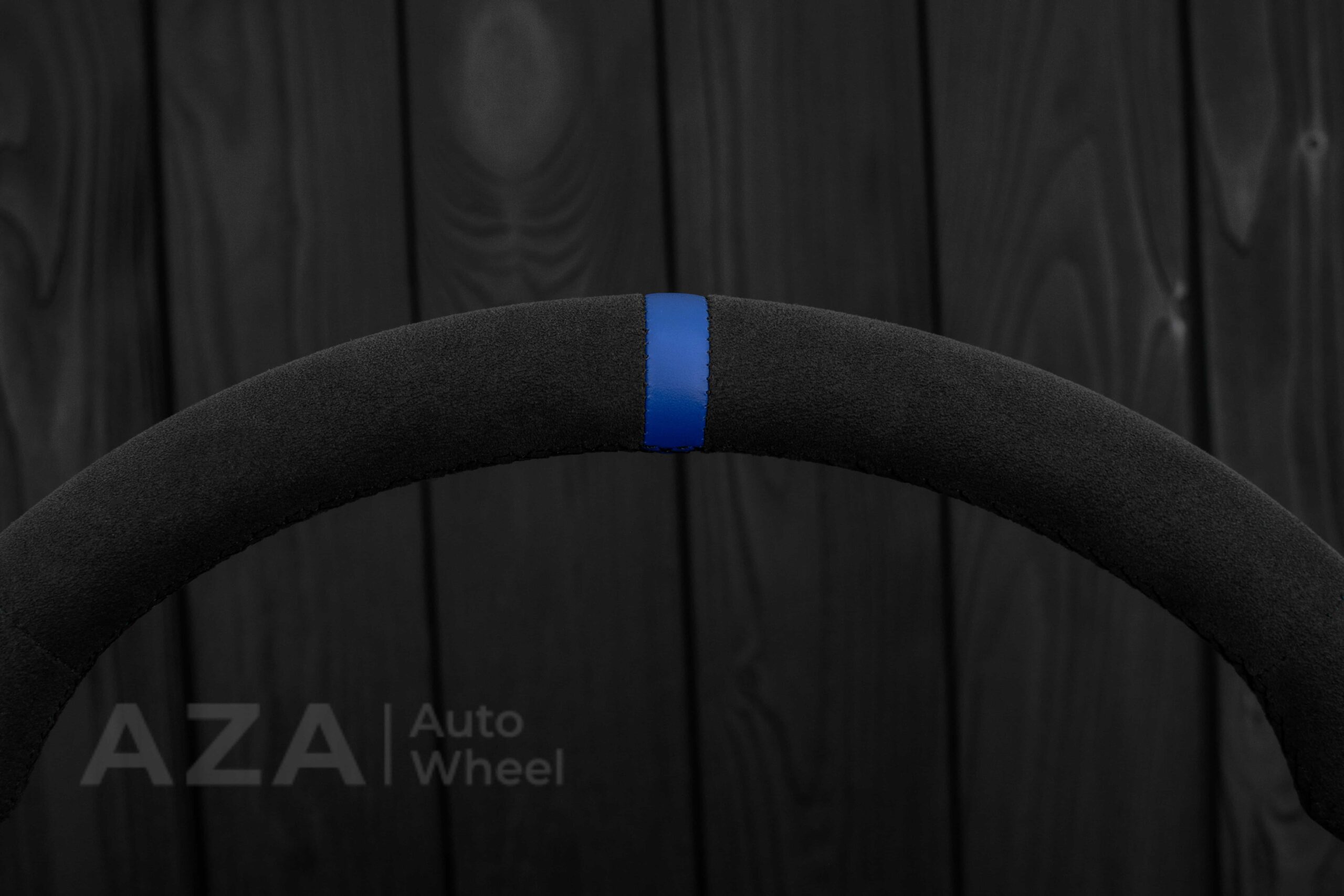 Steering wheel Ford Mustang GT Cobra 94-04 Alcantara/Blue stripe - Image 26