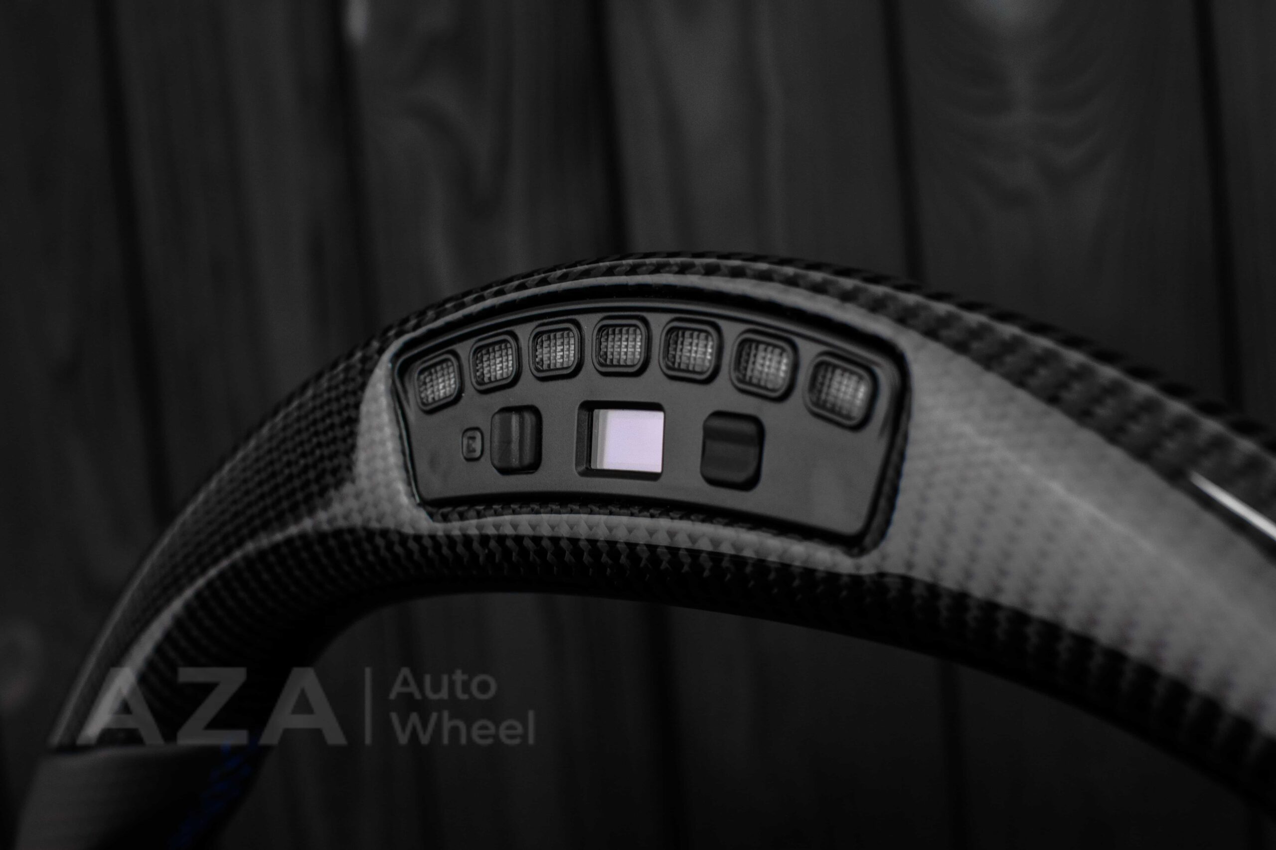 Steering wheel Ford F150 Lightning SVT/Ranger/Explorer 99-2004 Carbon Fiber/Perforated leather/Rev LED - Image 25