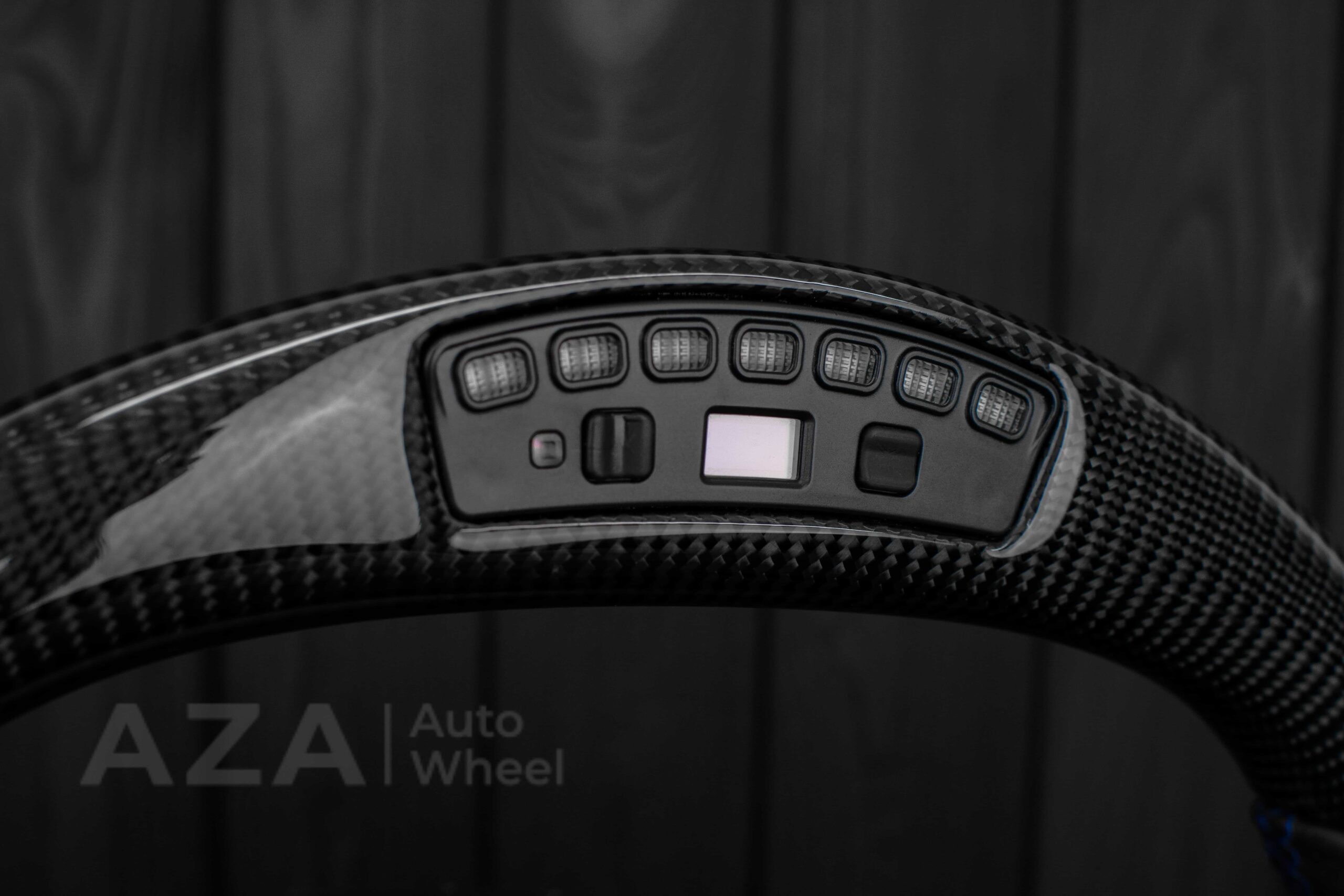 Steering wheel Ford F150 Lightning SVT/Ranger/Explorer 99-2004 Carbon Fiber/Perforated leather/Rev LED - Image 23