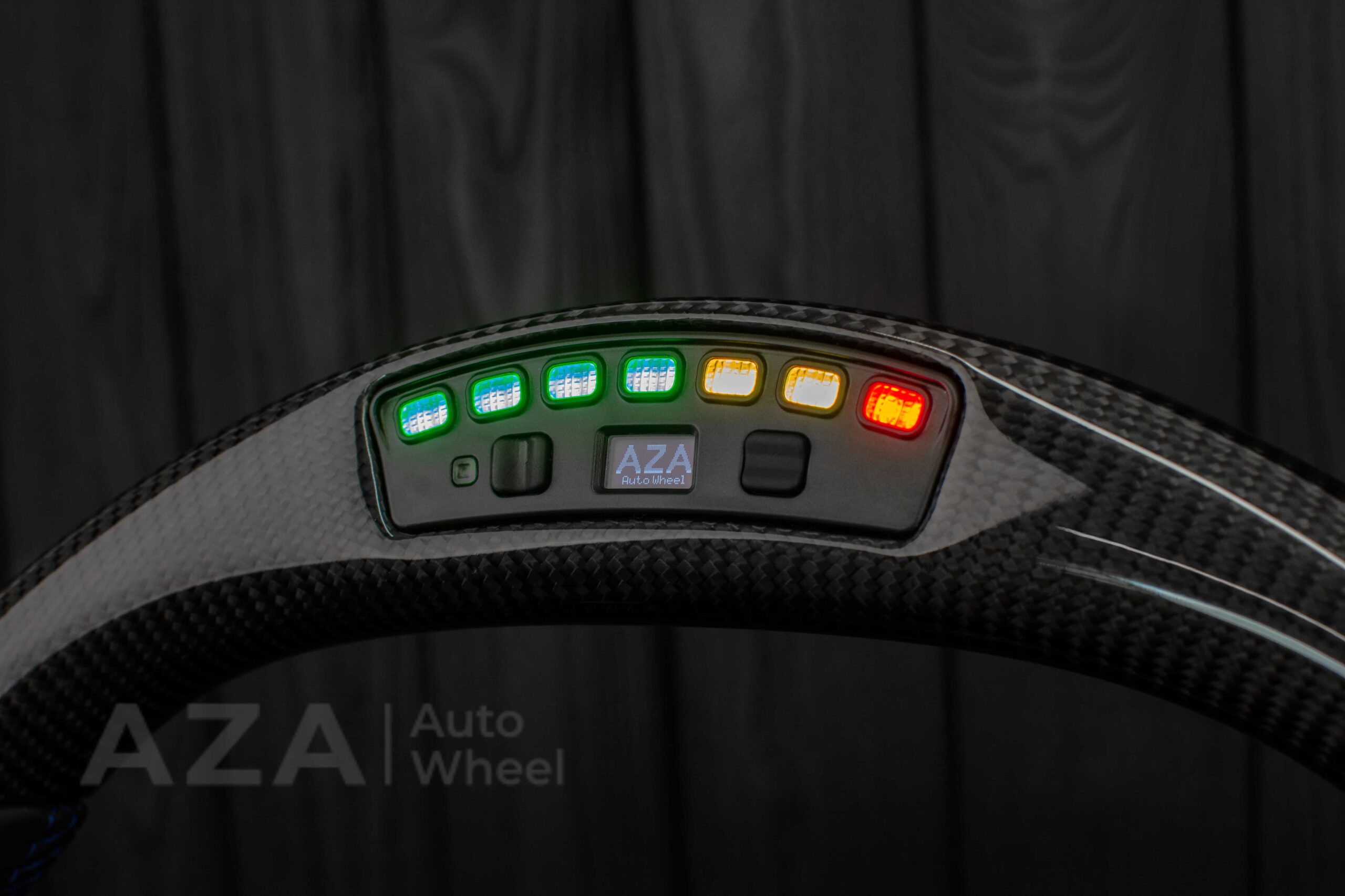 Steering wheel Ford F150 Lightning SVT/Ranger/Explorer 99-2004 Carbon Fiber/Perforated leather/Rev LED - Image 18