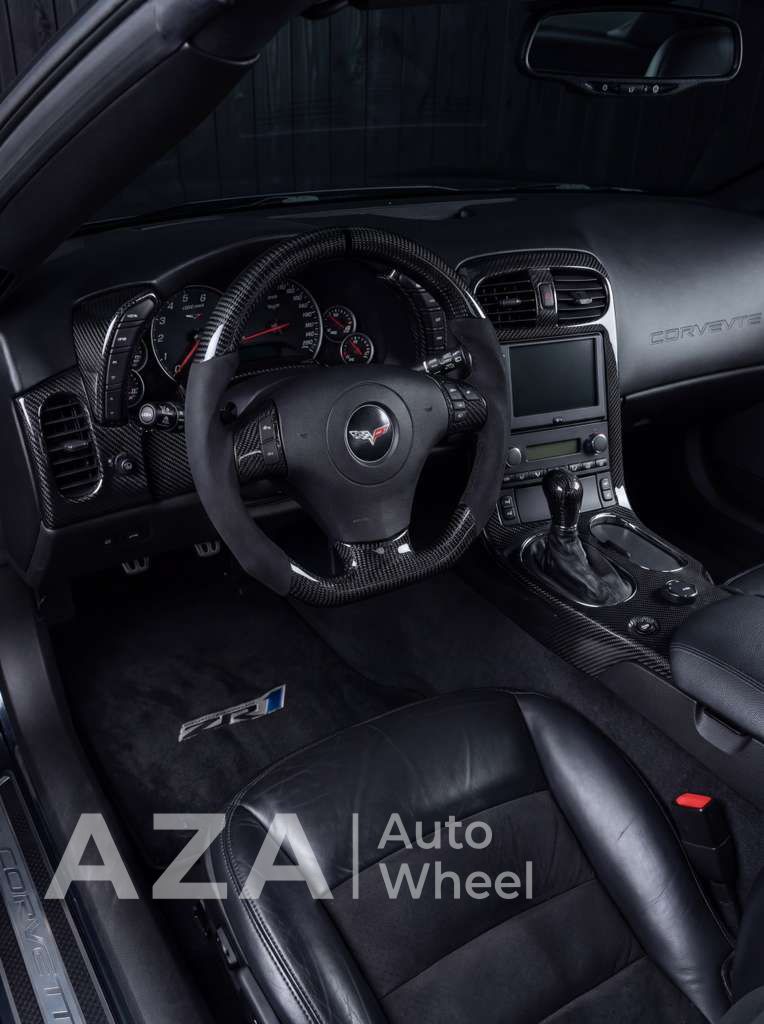 05-13 Corvette C6 Instrument Cluster Surround Bezel Carbon Fiber COUPE - Image 6