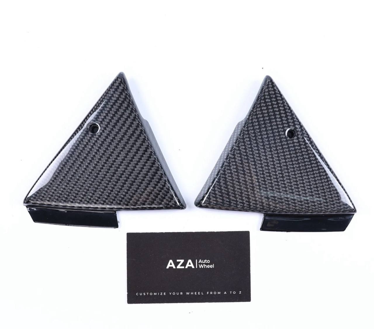 1987-1993 Mustang Foxbody Carbon Fiber interior Power Mirror Mount Covers