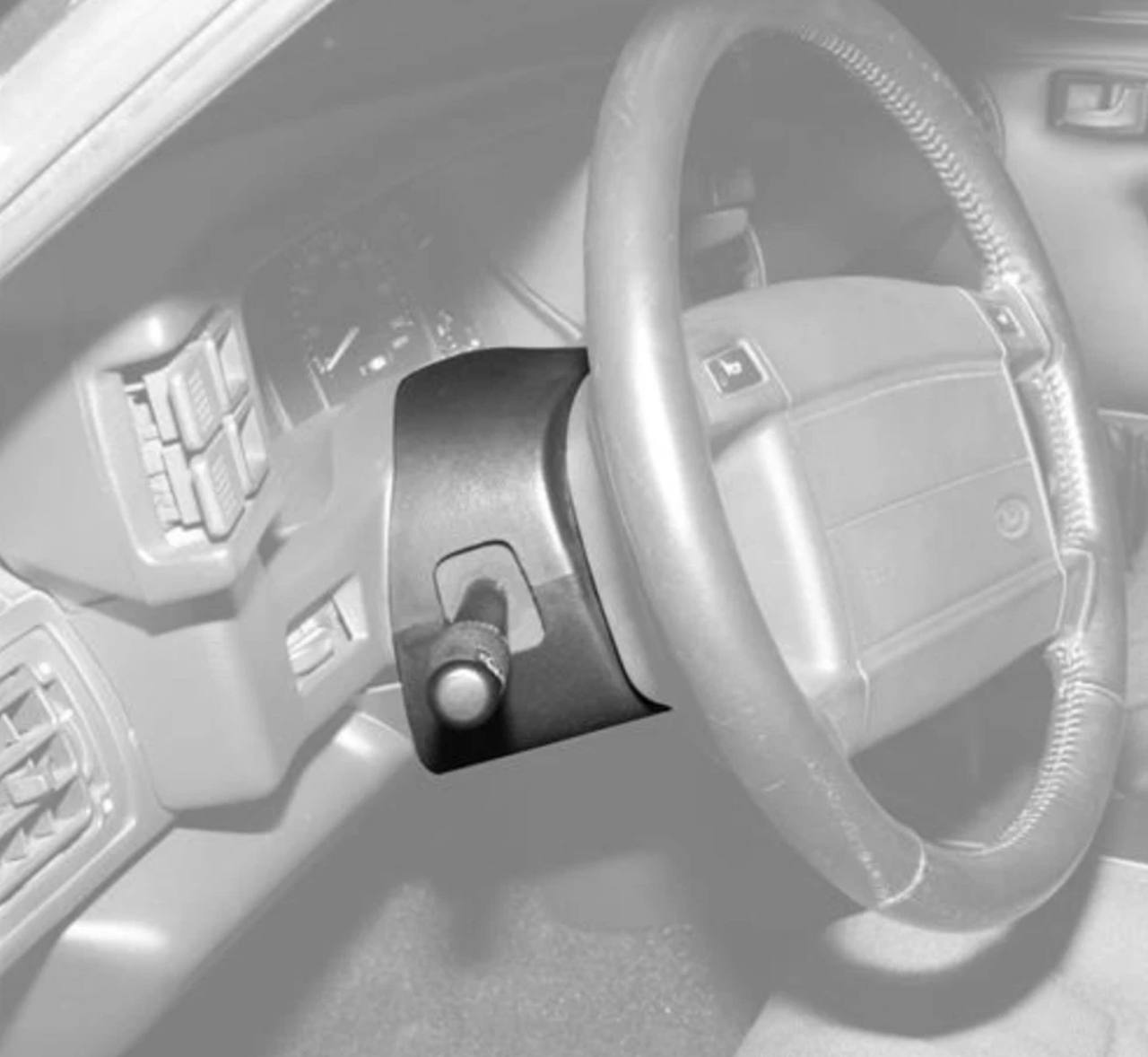 1990-93 MUSTANG FOXBODY UPPER & LOWER STEERING COLUMN COVER CARBON FIBER - Image 3