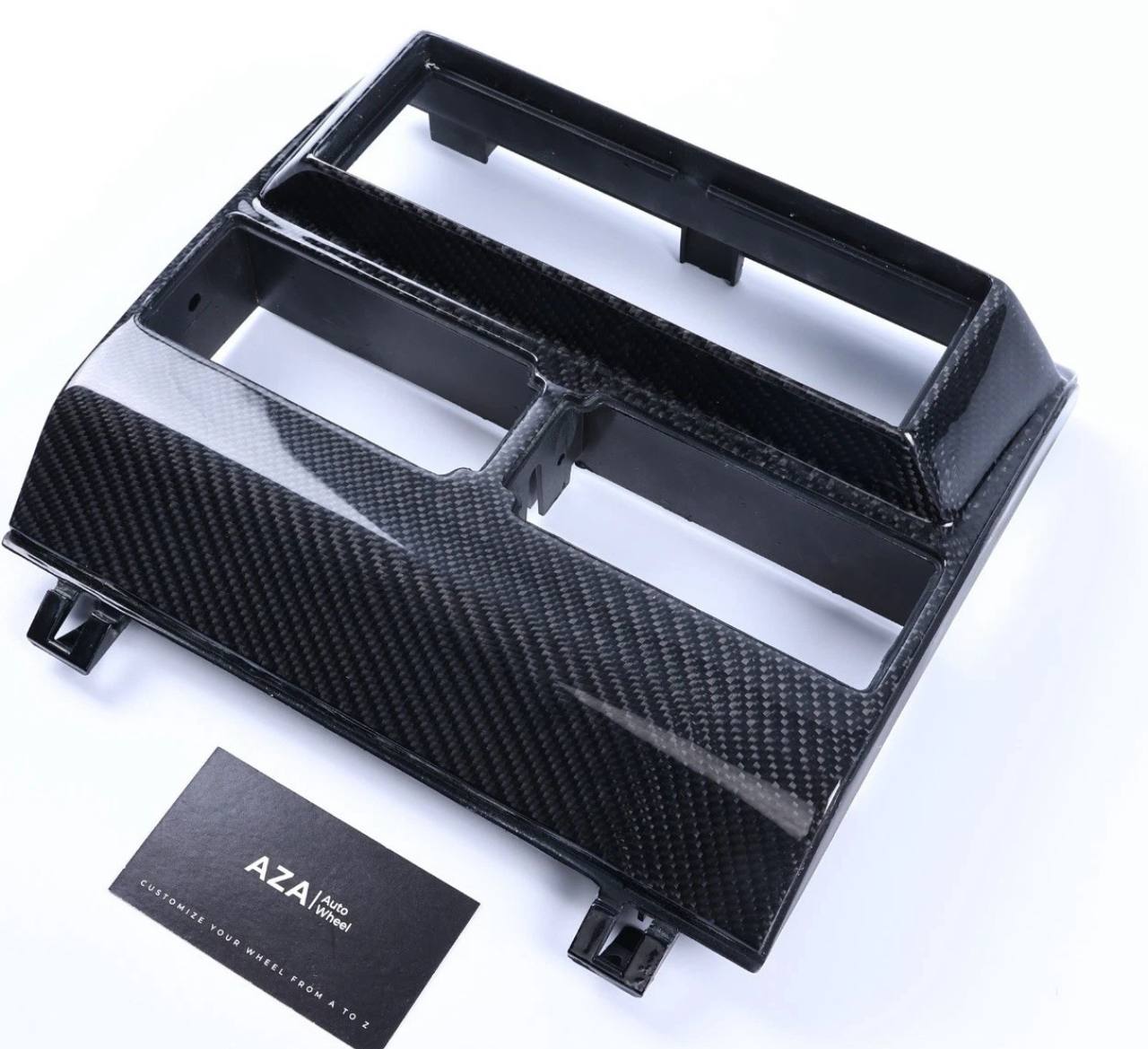 C/K 1500 OBS 1988-1994 GMC Sierra Chevrolet Silverado Radio Bezel Carbon Fiber - Image 3