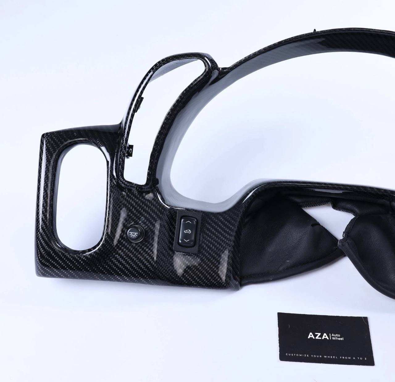 05-13 Corvette C6 Instrument Cluster Surround Bezel Carbon Fiber CONVERTIBLE - Image 3