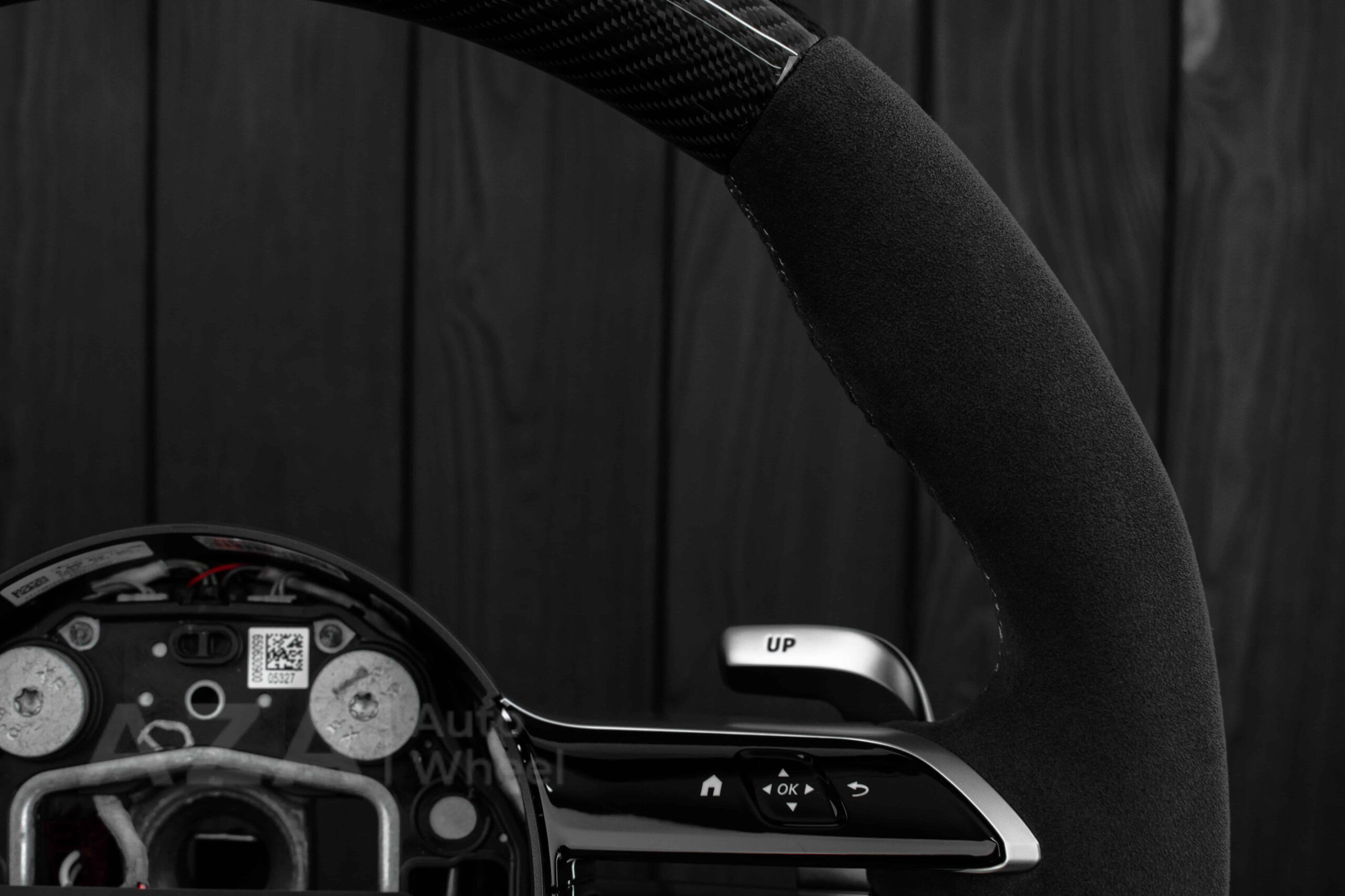 Steering wheel Mercedes AMG Performance C63 E63 G63 CES Alcantara/Carbon Fiber/Heated/Driver Assist - Image 7