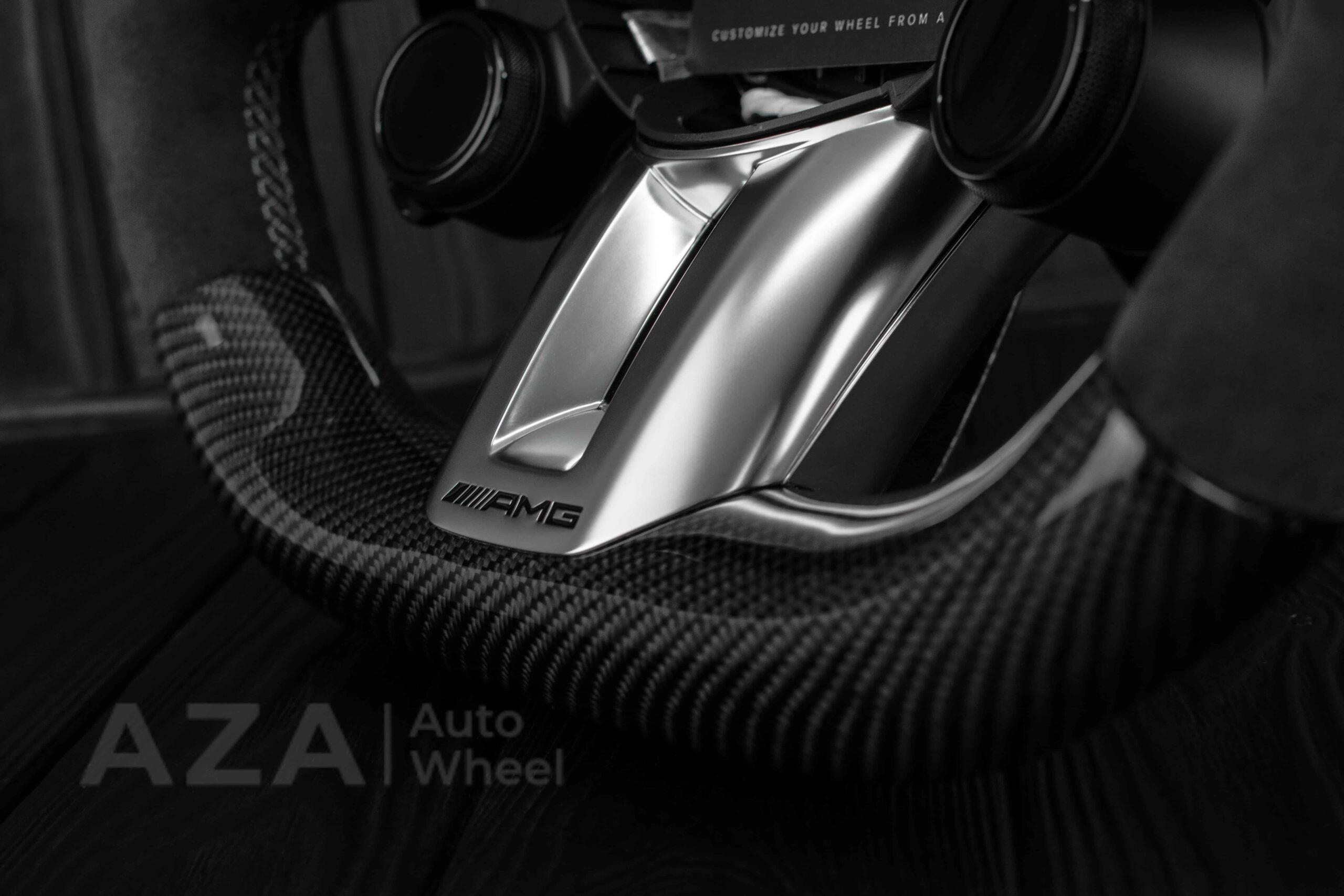 Steering wheel Mercedes AMG Performance C63 E63 G63 CES Alcantara/Carbon Fiber/Heated/Driver Assist - Image 19