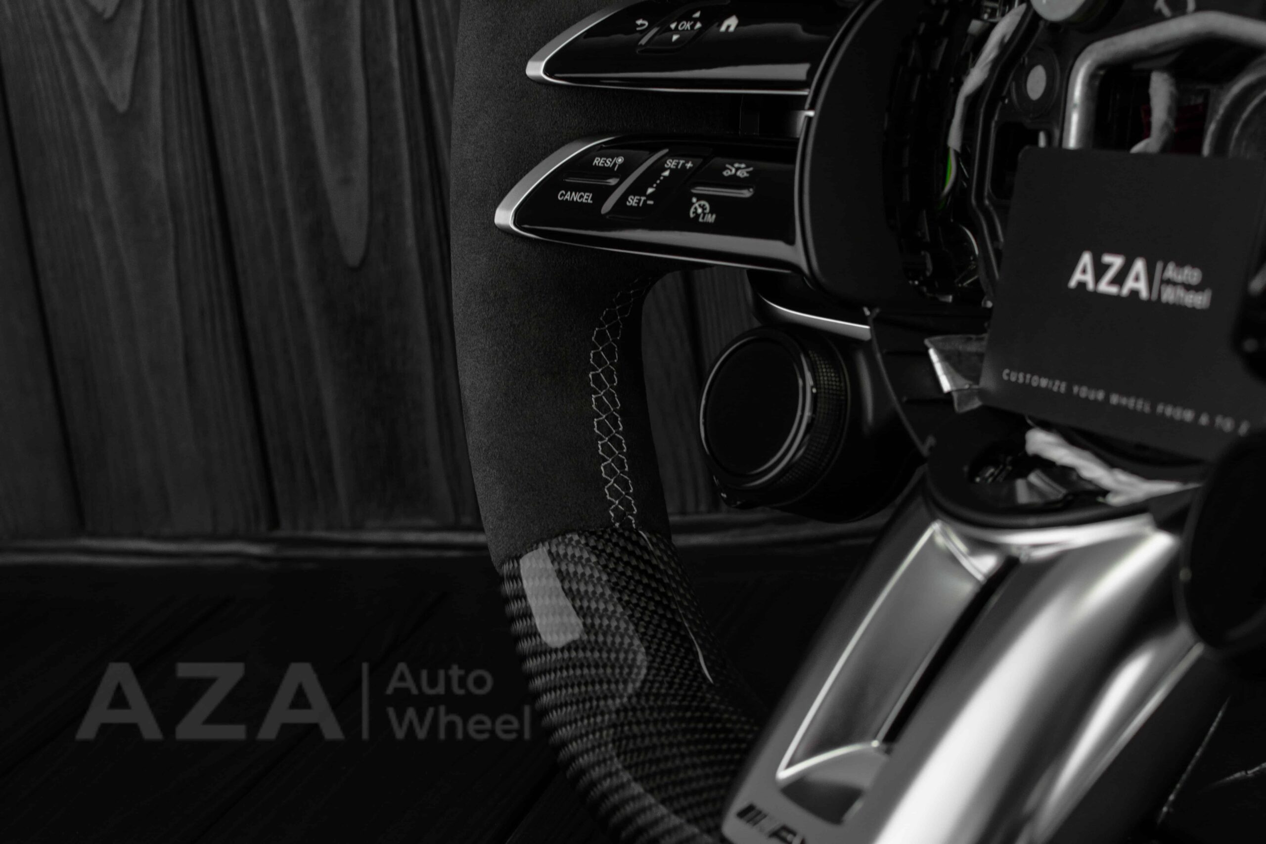 Steering wheel Mercedes AMG Performance C63 E63 G63 CES Alcantara/Carbon Fiber/Heated/Driver Assist - Image 18