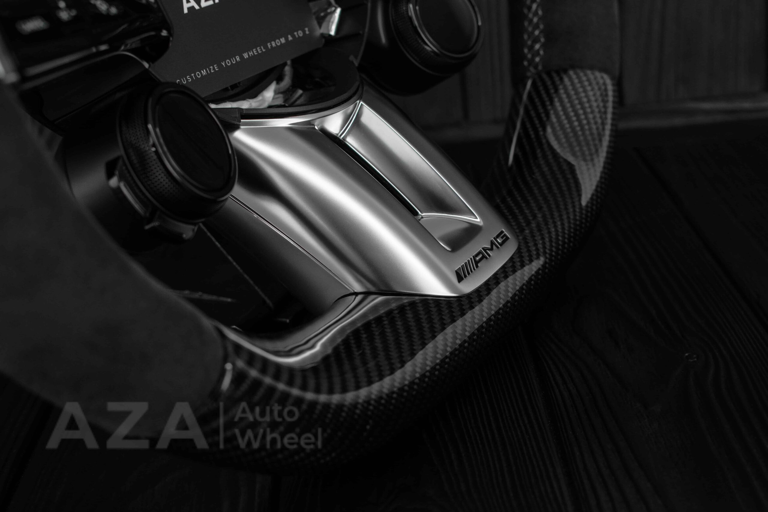 Steering wheel Mercedes AMG Performance C63 E63 G63 CES Alcantara/Carbon Fiber/Heated/Driver Assist - Image 15
