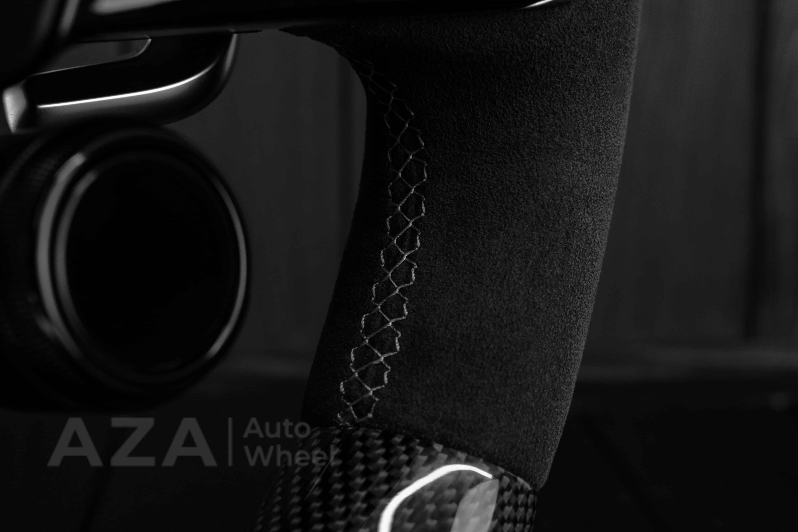 Steering wheel Mercedes AMG Performance C63 E63 G63 CES Alcantara/Carbon Fiber/Heated/Driver Assist - Image 11
