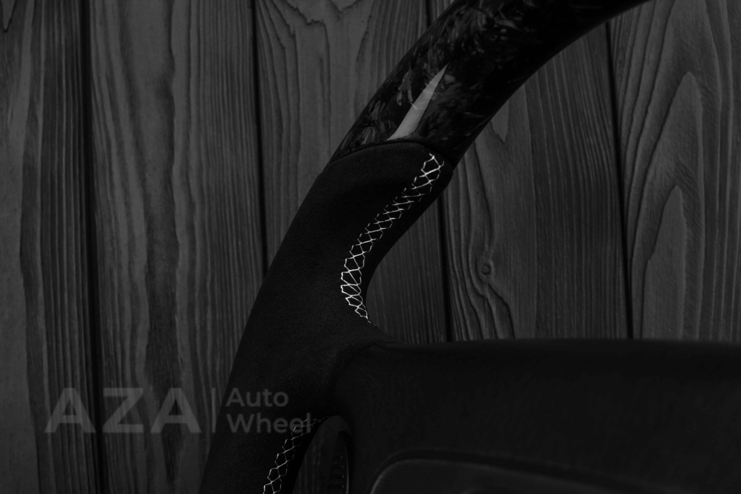 Steering wheel DODGE RAM Dakota 2ND GEN 1998-2002 Forged carbon/Italian Alcantara - Image 20