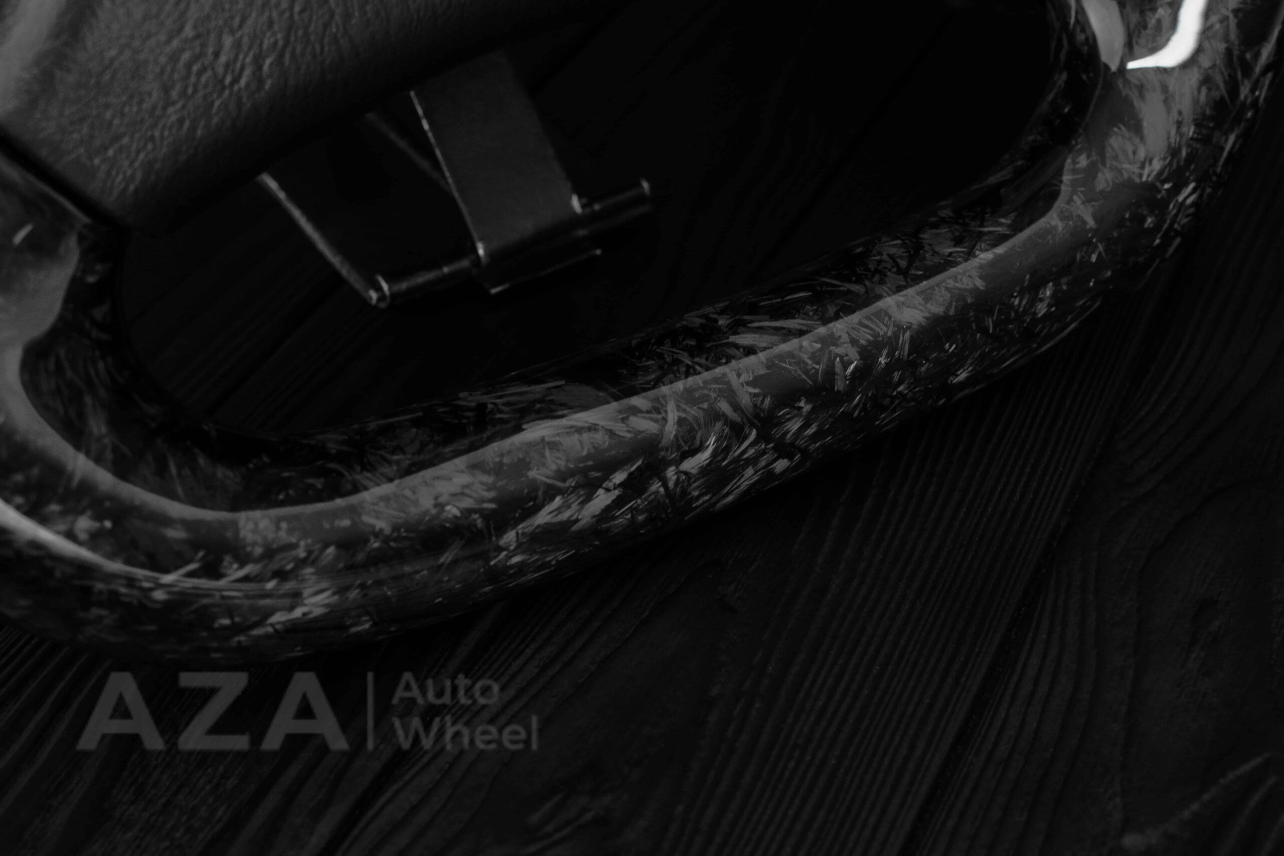 Steering wheel DODGE RAM Dakota 2ND GEN 1998-2002 Forged carbon/Italian Alcantara - Image 15