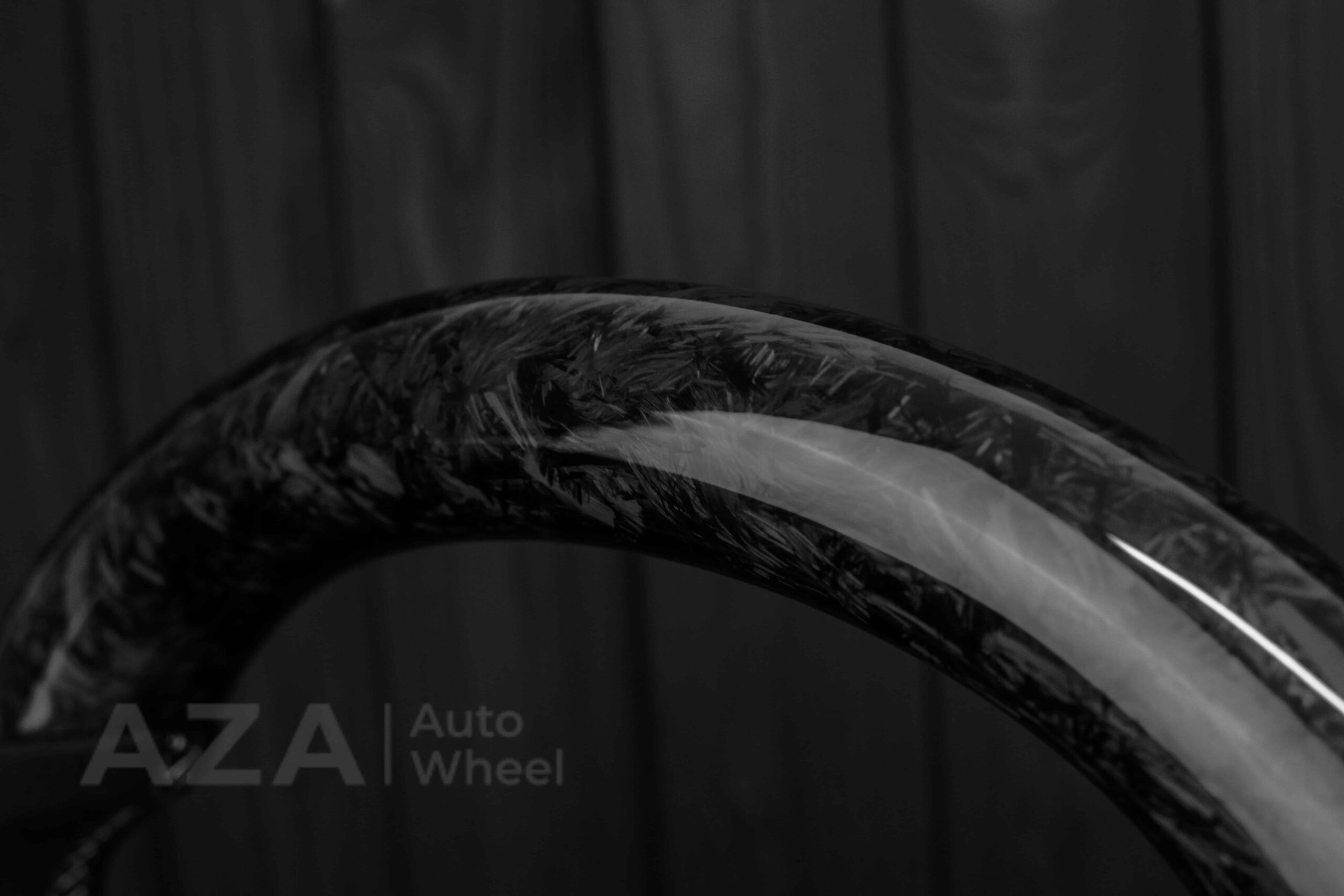 Steering wheel DODGE RAM Dakota 2ND GEN 1998-2002 Forged carbon/Italian Alcantara - Image 14
