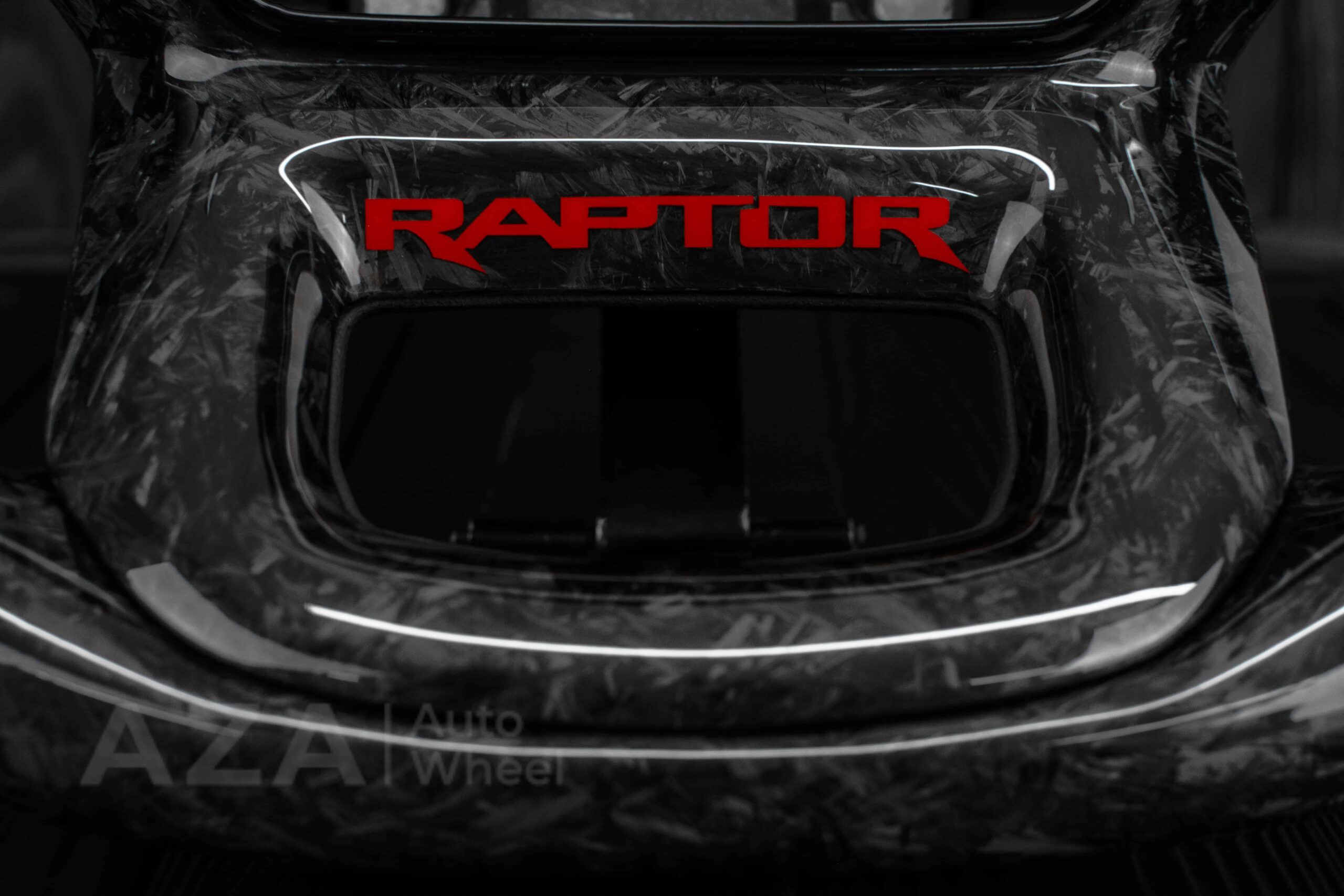 Steering wheel FORD RAPTOR 2021-2025 Forged Carbon fiber/Perforated leather/Red stitch/Heated - Image 20