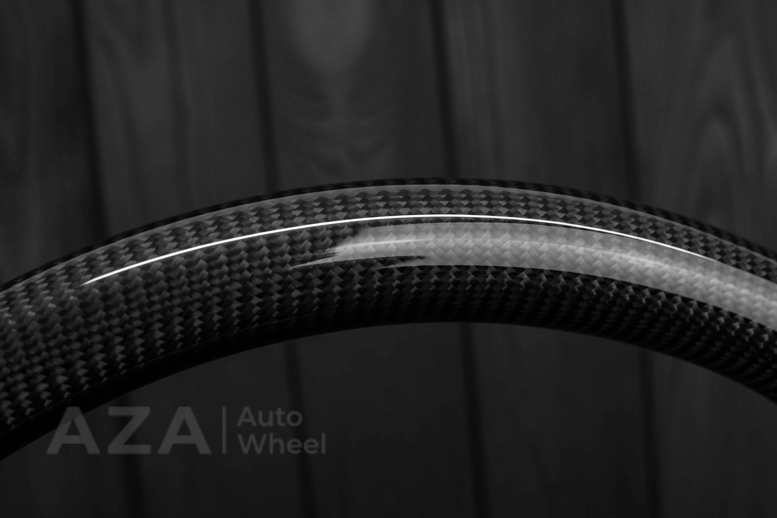 Steering wheel GM, OBS, C/K Silverado, Suburan (1988-1994) Carbon fiber/Perforated leather/Brown Accents - Image 10