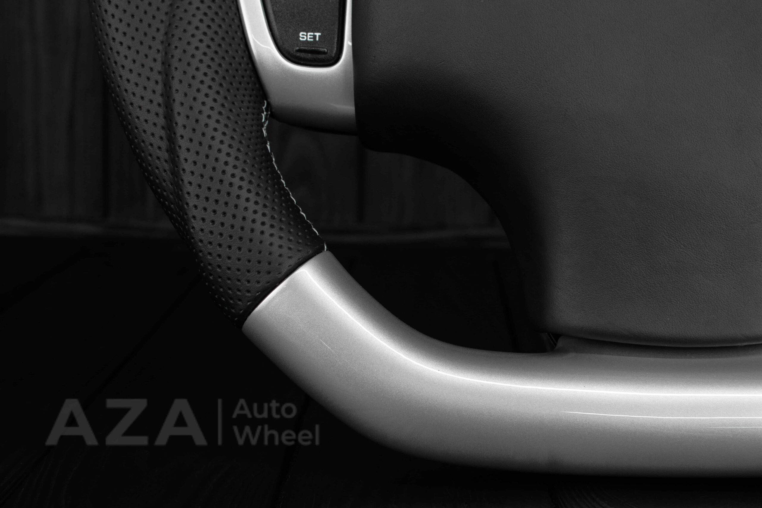Steering wheel Plymouth/Chrysler Prowler Silver/Perforated leather/Black stripe - Image 9