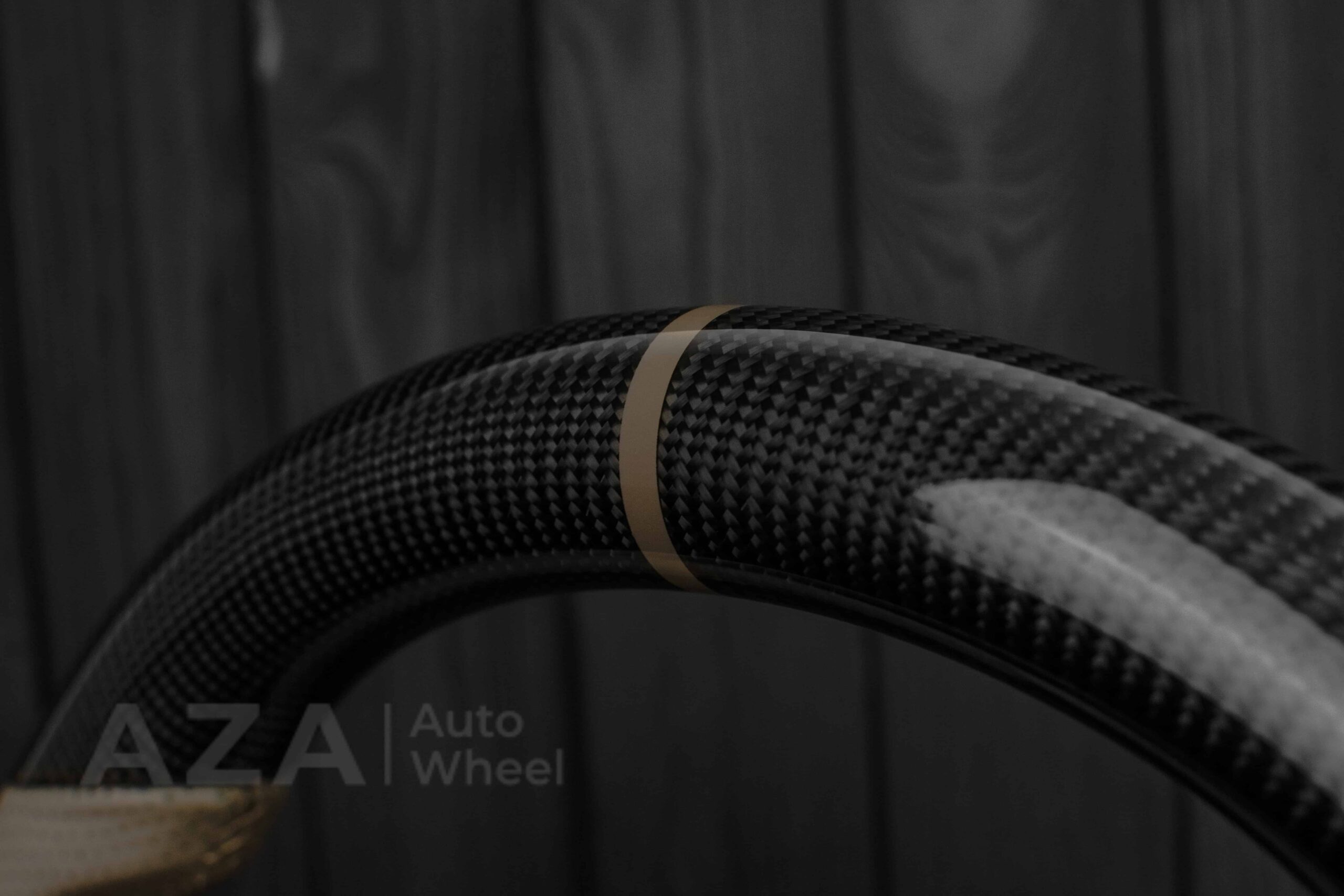 Steering wheel GM, Silverado, Sierra, Escalade, Yukon, S10, Blazer, Tahoe, Suburban (1998-2002) Carbon fiber/Perforated leather/Tan Accents - Image 25