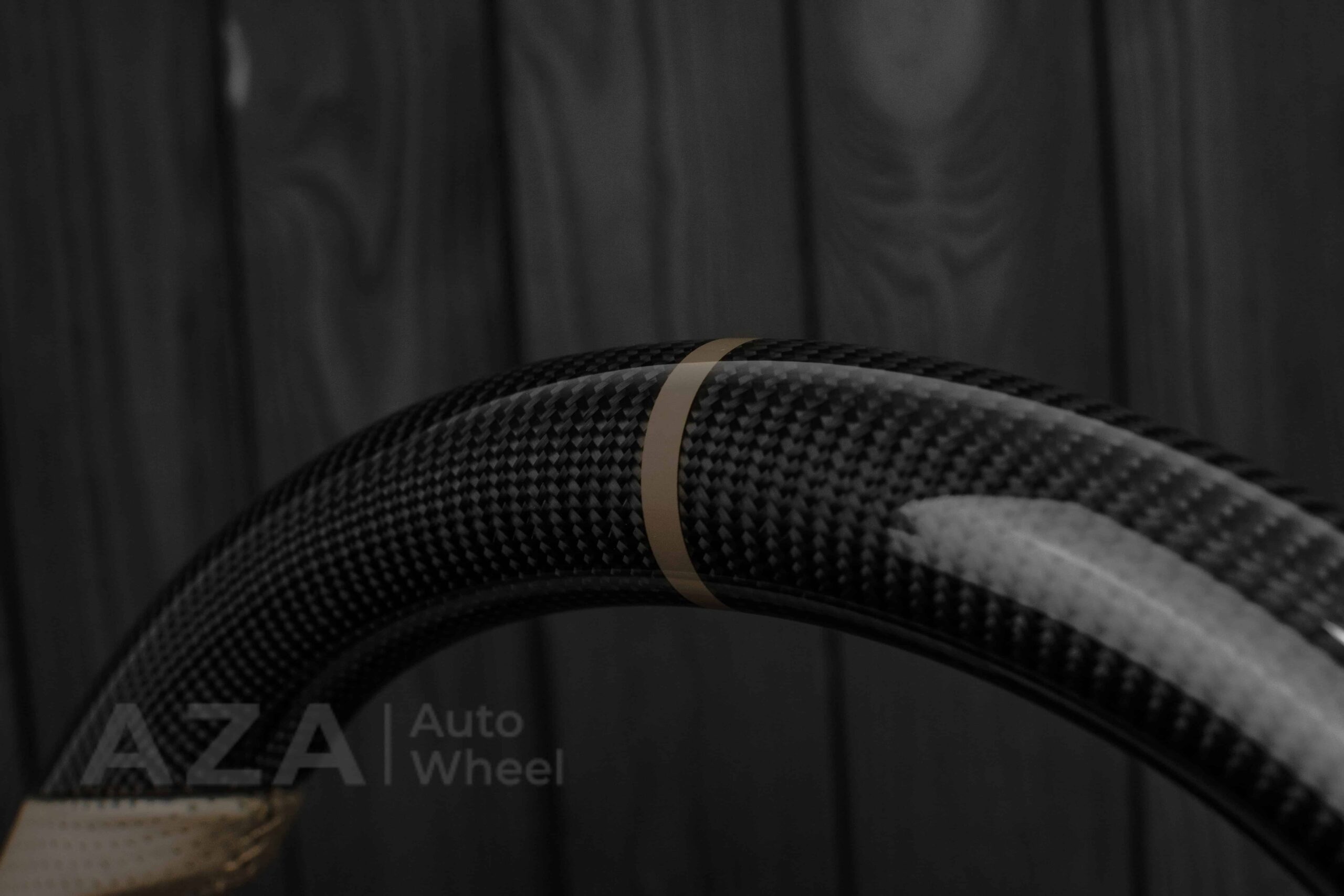 Steering wheel GM, Silverado, Sierra, Escalade, Yukon, S10, Blazer, Tahoe, Suburban (1998-2002) Carbon fiber/Perforated leather/Tan Accents - Image 26