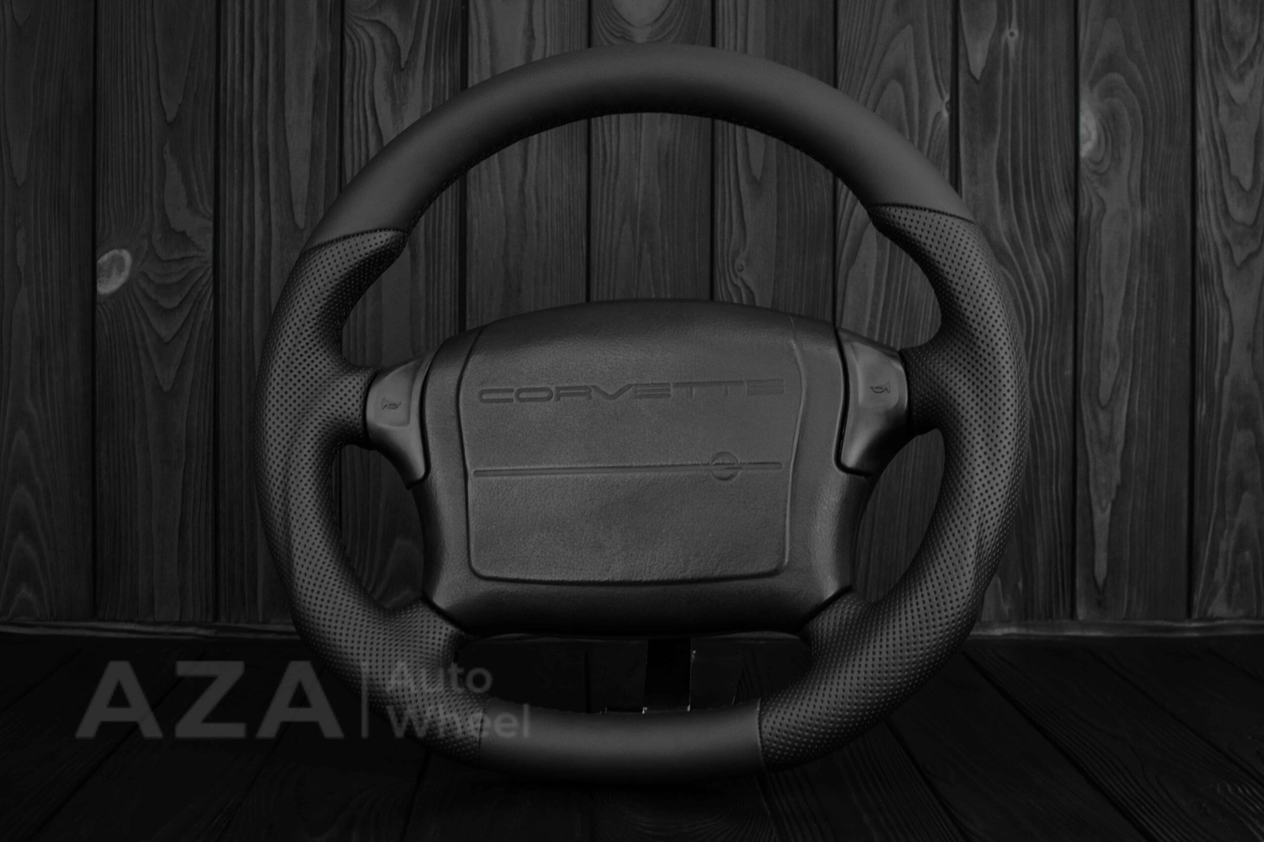 Steering wheel 1990-1993 Corvette C4 Napa/Perforated leather - Image 3